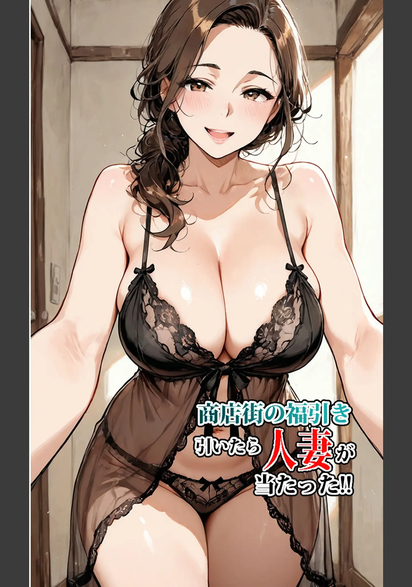 「商店街の福引き引いたら人妻が当たった モザイク版」（東京漫画研究所） 試し読み 7ページ目