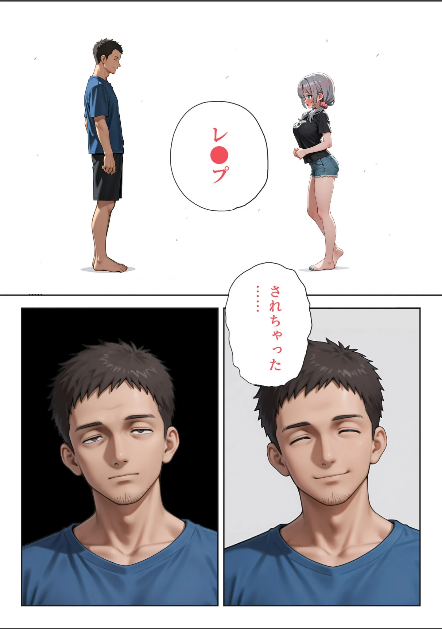 「娘の告白 モザイク版」（愛・筋肉博） 試し読み 11ページ目