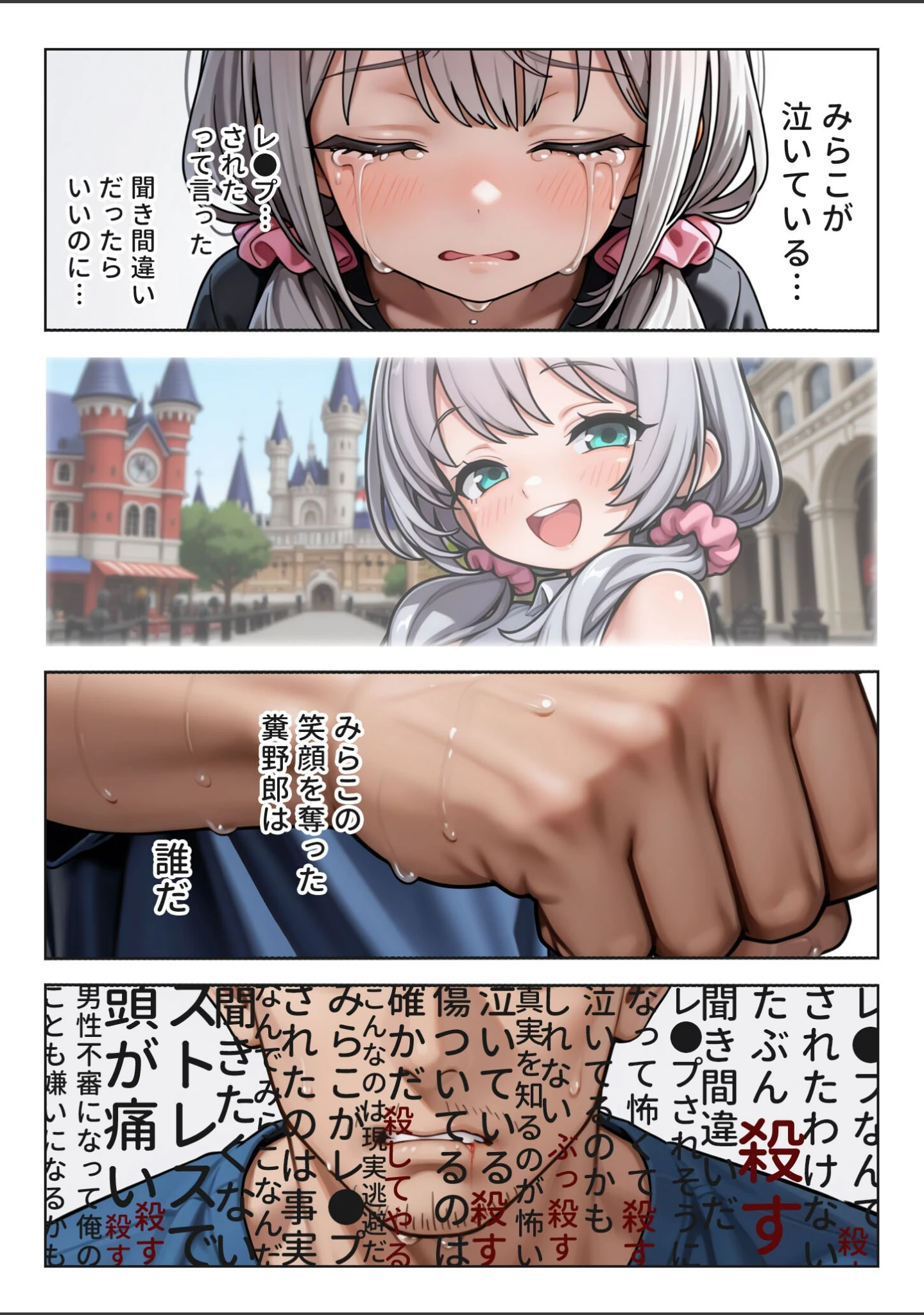「娘の告白 モザイク版」（愛・筋肉博） 試し読み 17ページ目