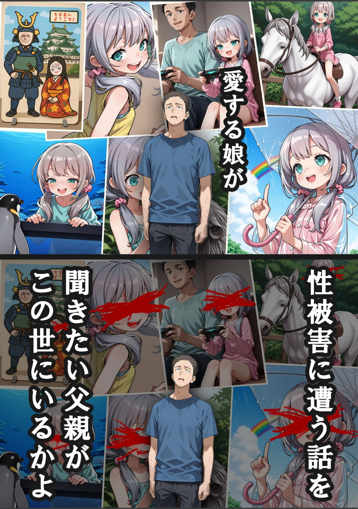 「娘の告白 モザイク版」（愛・筋肉博） 試し読み 19ページ目