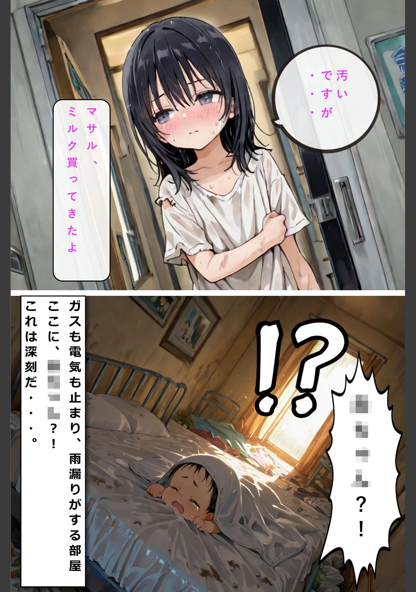 「レ○プされていた少女を保護したら花嫁になった話 モザイク版」（hentaiedge） 試し読み 6ページ目