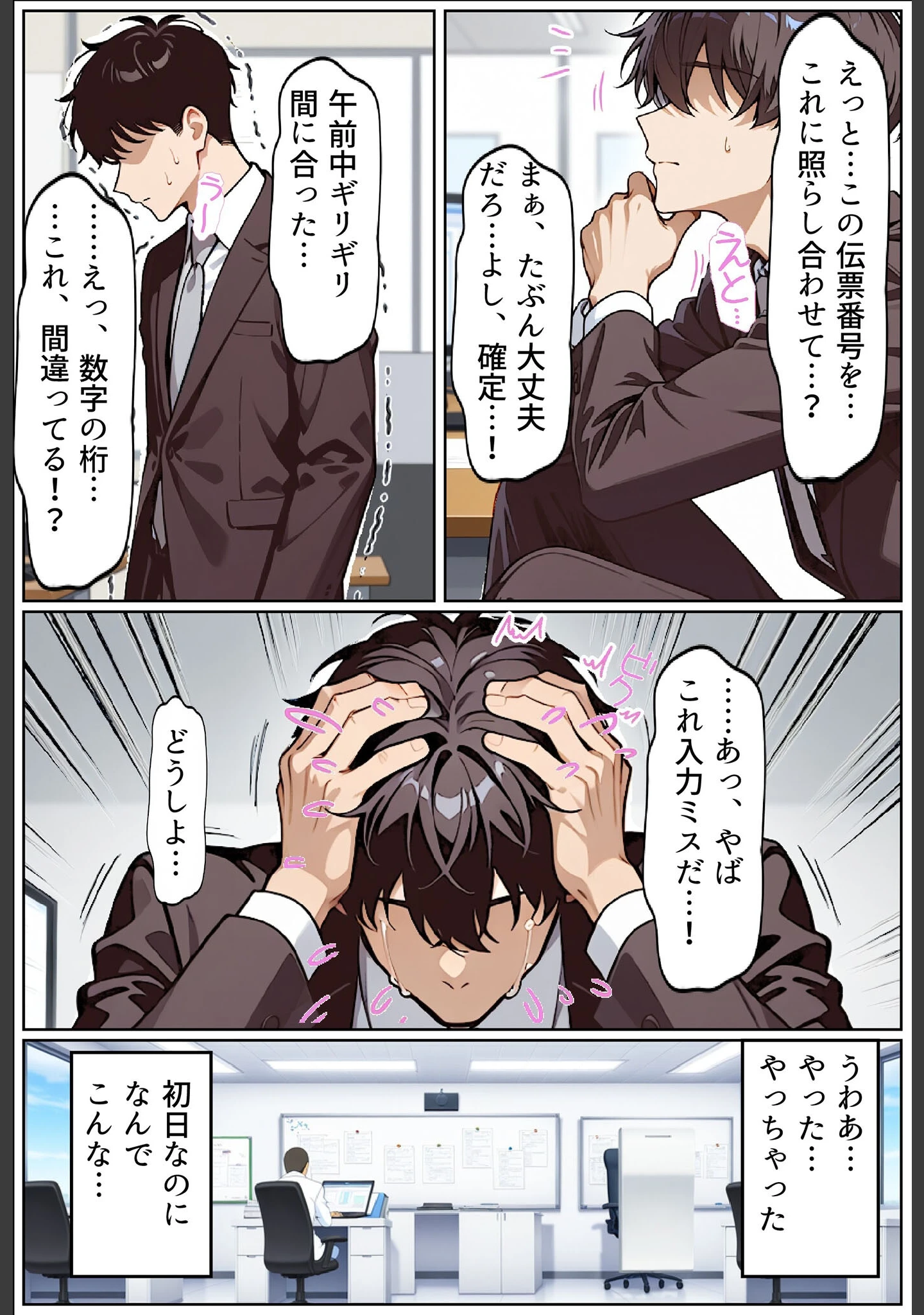 「いい歳こいてどすけべな女上司の寝取られ新人性指導 モザイク版」（ちるイル） 試し読み 13ページ目