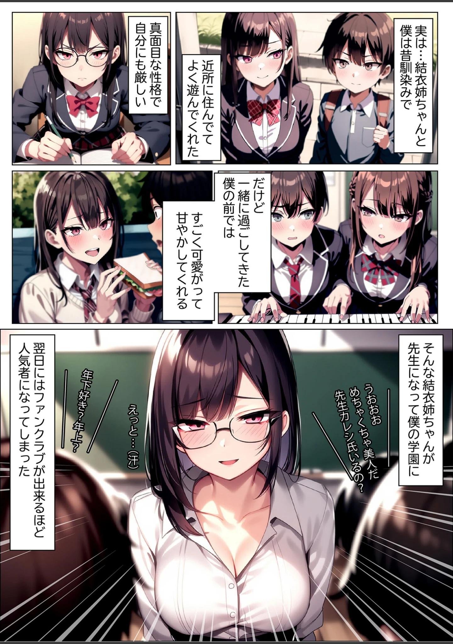 「彼女と付き合えた日が人生のピークだった件 モザイク版」（ストラボ） 試し読み 5ページ目