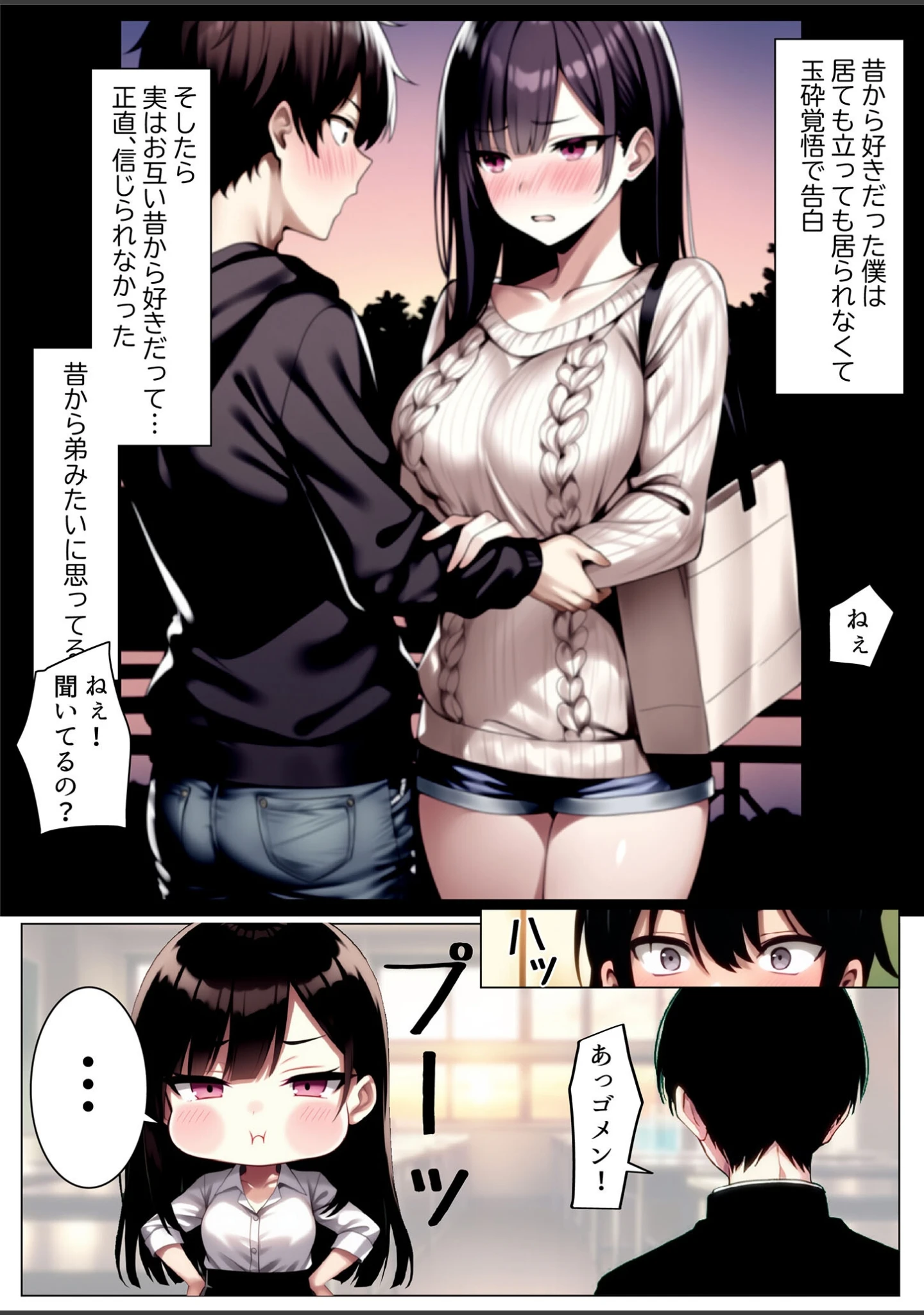 「彼女と付き合えた日が人生のピークだった件 モザイク版」（ストラボ） 試し読み 6ページ目