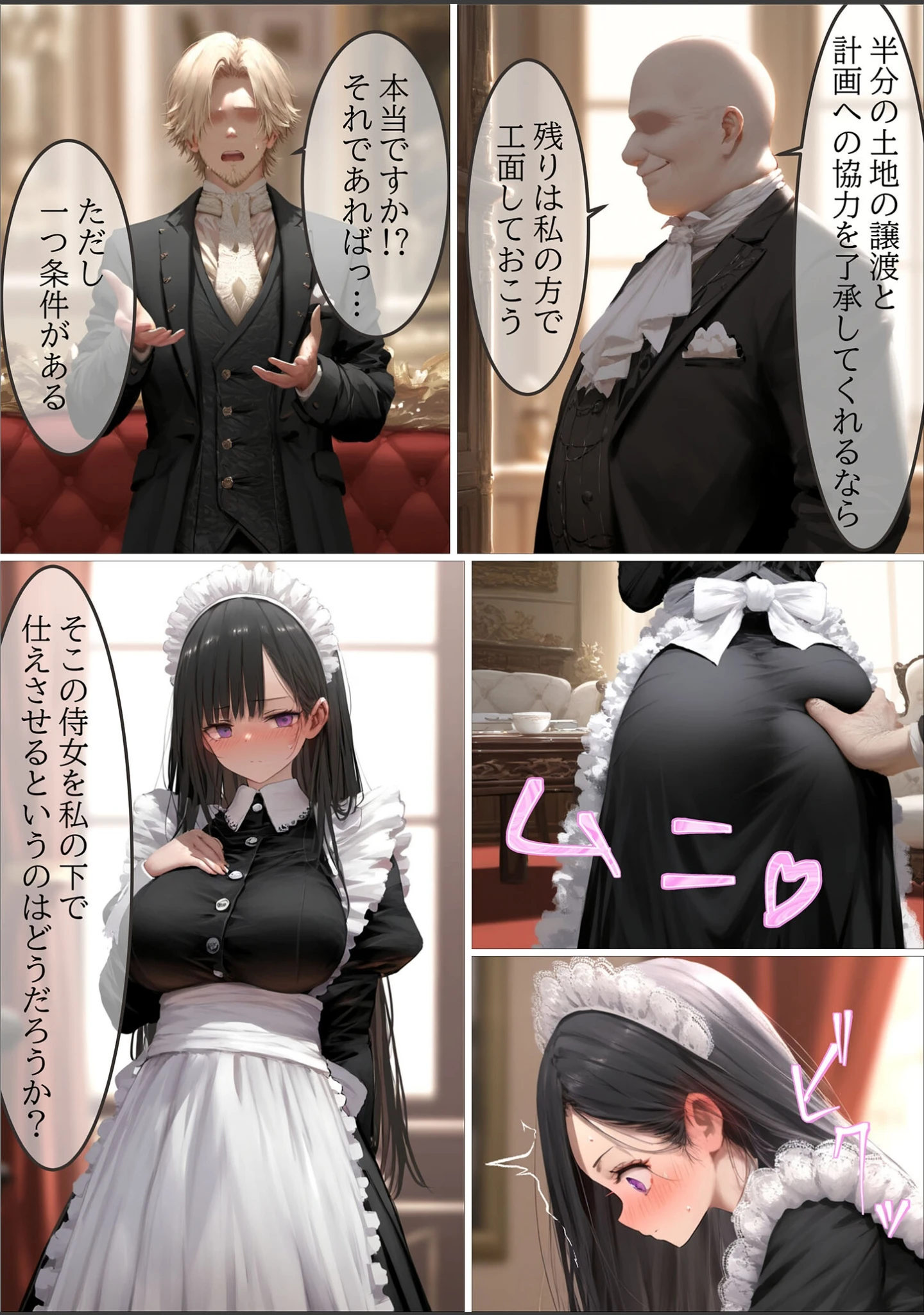 「貴族メイドが悪辣侯爵に堕とされるまで モザイク版」（むほー地帯） 試し読み 9ページ目