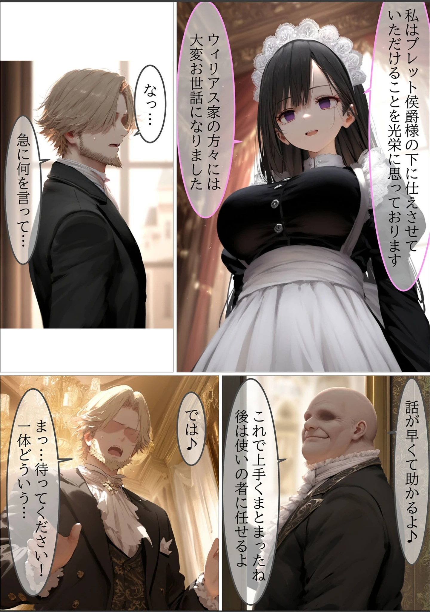 「貴族メイドが悪辣侯爵に堕とされるまで モザイク版」（むほー地帯） 試し読み 16ページ目