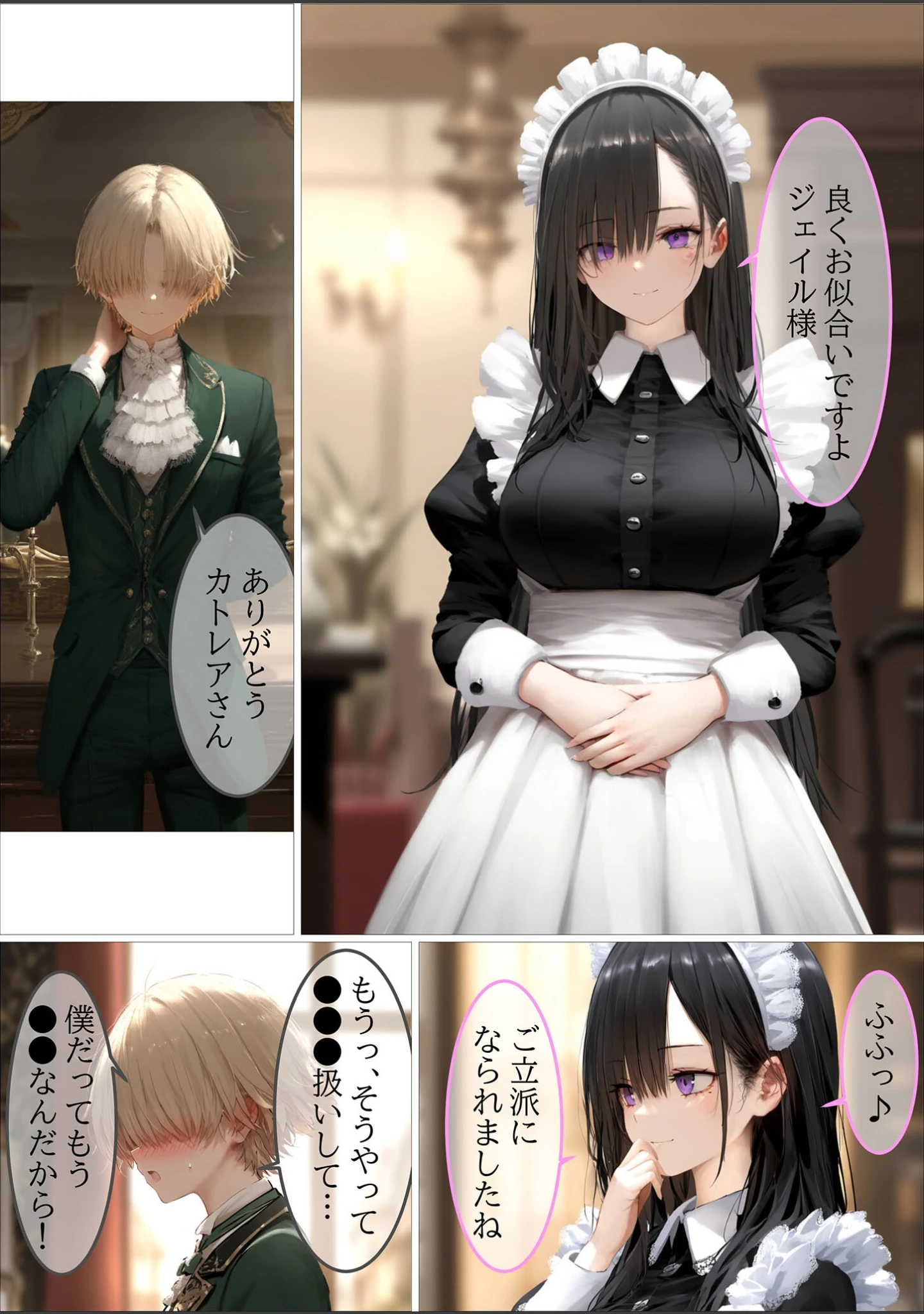 「貴族メイドが悪辣侯爵に堕とされるまで モザイク版」（むほー地帯） 試し読み 2ページ目