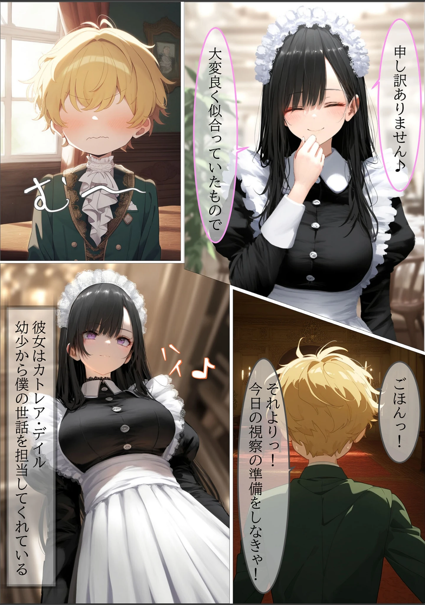 「貴族メイドが悪辣侯爵に堕とされるまで モザイク版」（むほー地帯） 試し読み 3ページ目