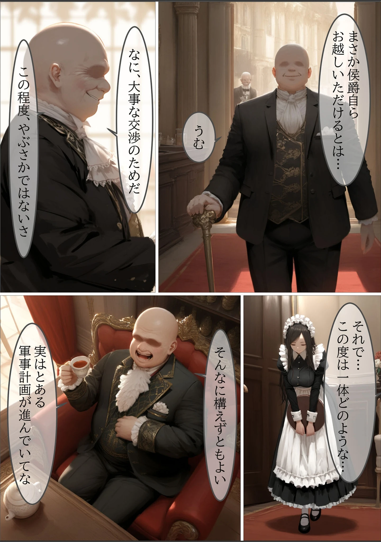 「貴族メイドが悪辣侯爵に堕とされるまで モザイク版」（むほー地帯） 試し読み 7ページ目