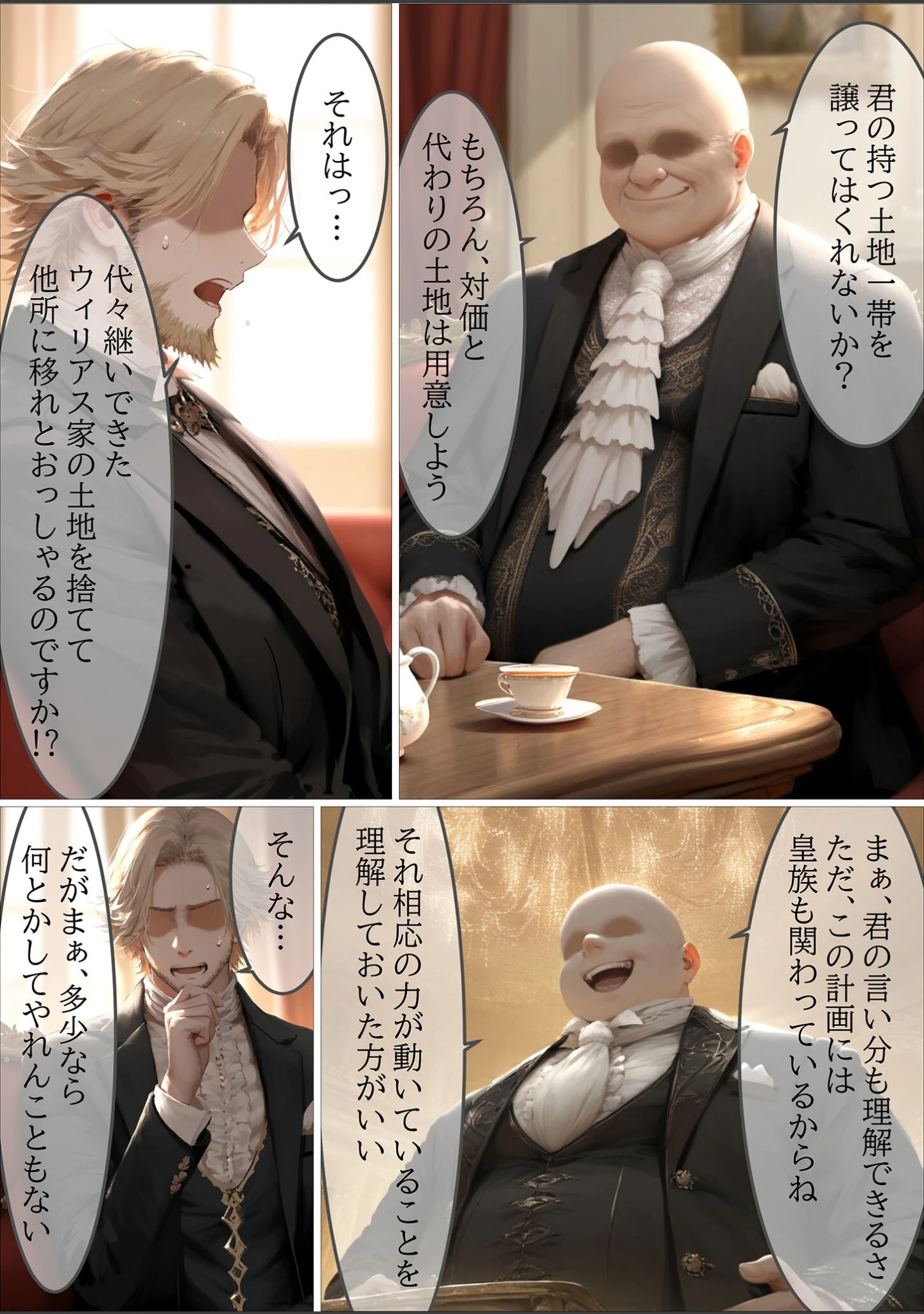 「貴族メイドが悪辣侯爵に堕とされるまで モザイク版」（むほー地帯） 試し読み 8ページ目