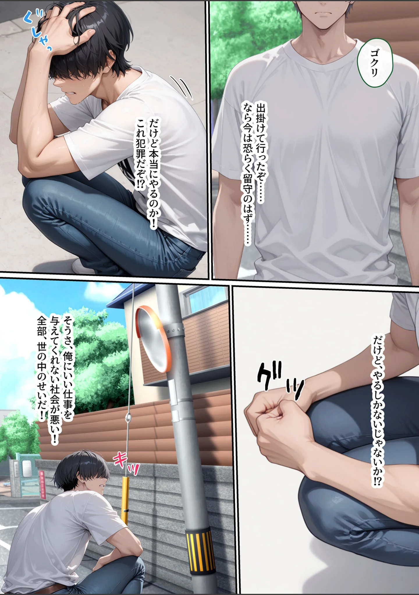 「ただ空き巣に入っただけのはずが欲求不満な人妻を堕とすことになった話〜盗んだのは物ではなく躰でした〜 モザイク版」（ラブ熟） 試し読み 9ページ目