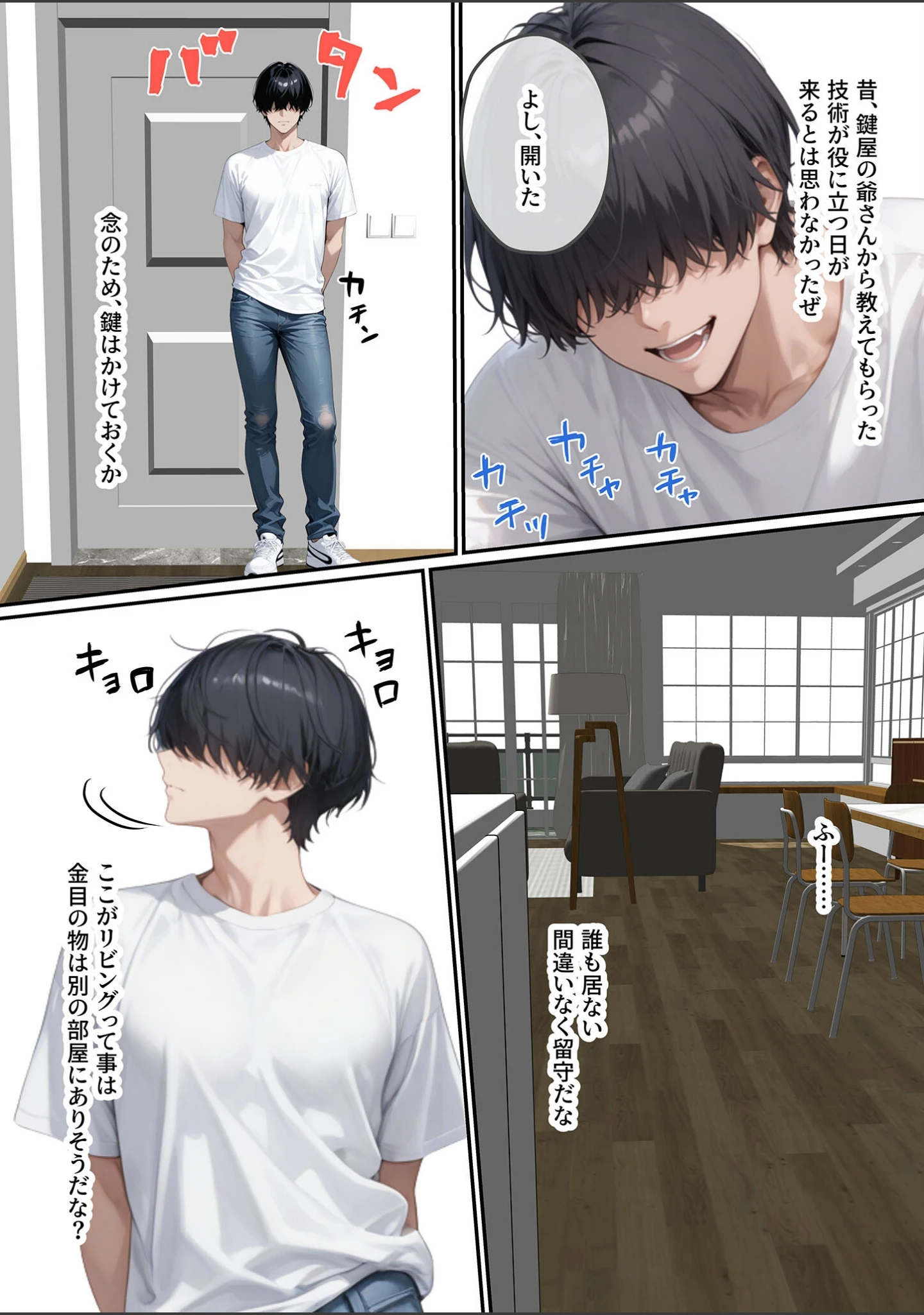 「ただ空き巣に入っただけのはずが欲求不満な人妻を堕とすことになった話〜盗んだのは物ではなく躰でした〜 モザイク版」（ラブ熟） 試し読み 10ページ目