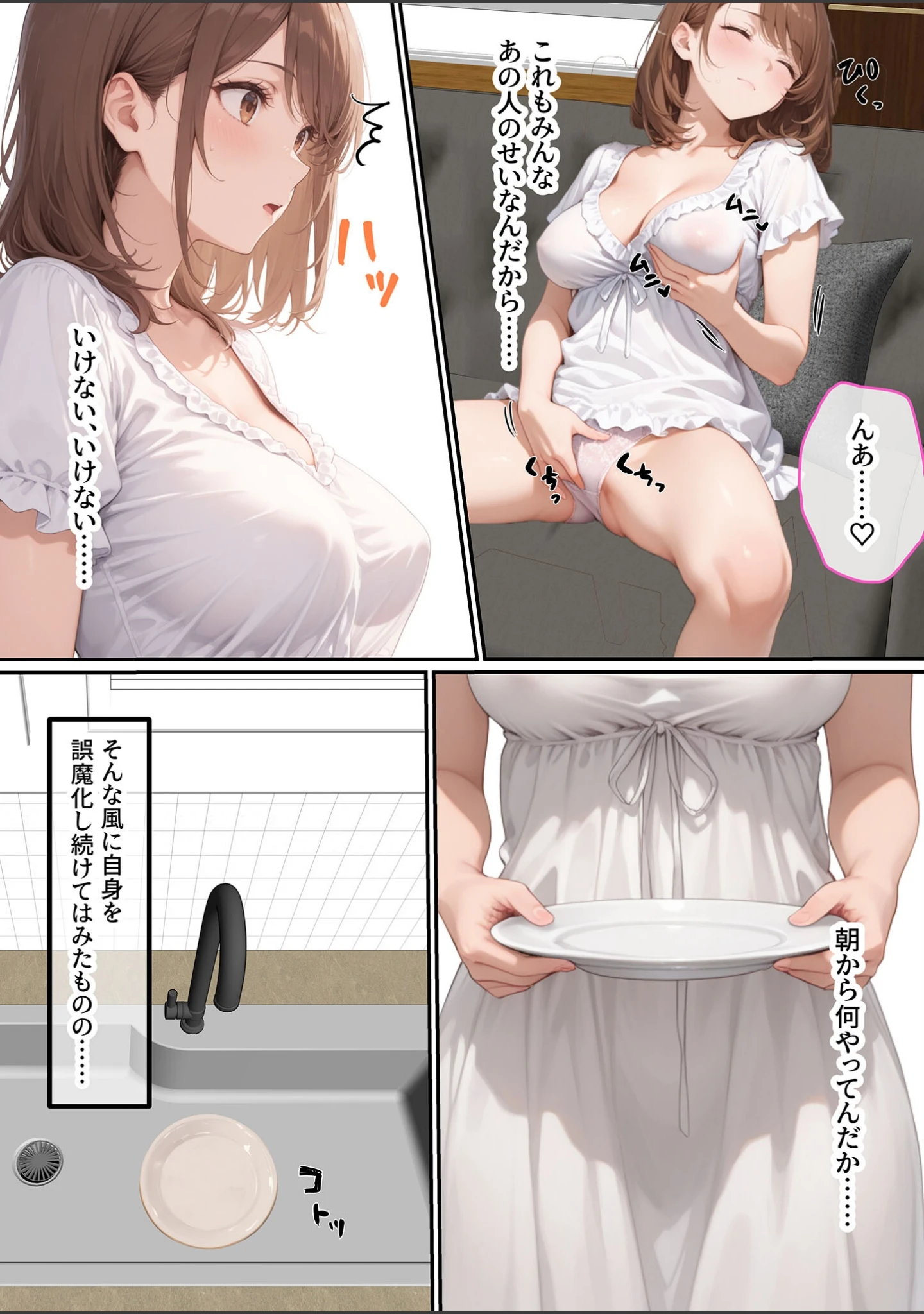 「ただ空き巣に入っただけのはずが欲求不満な人妻を堕とすことになった話〜盗んだのは物ではなく躰でした〜 モザイク版」（ラブ熟） 試し読み 6ページ目
