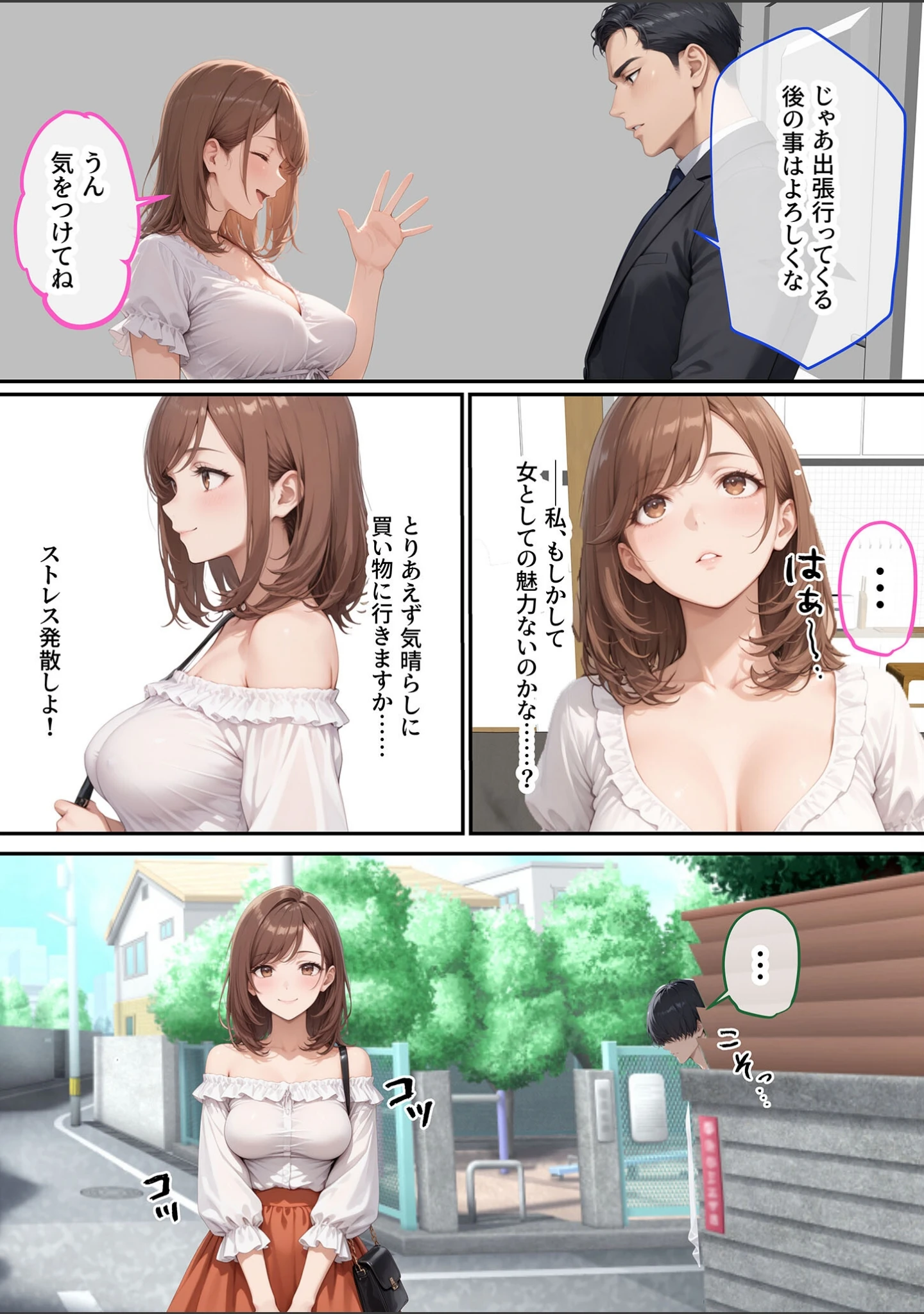 「ただ空き巣に入っただけのはずが欲求不満な人妻を堕とすことになった話〜盗んだのは物ではなく躰でした〜 モザイク版」（ラブ熟） 試し読み 8ページ目