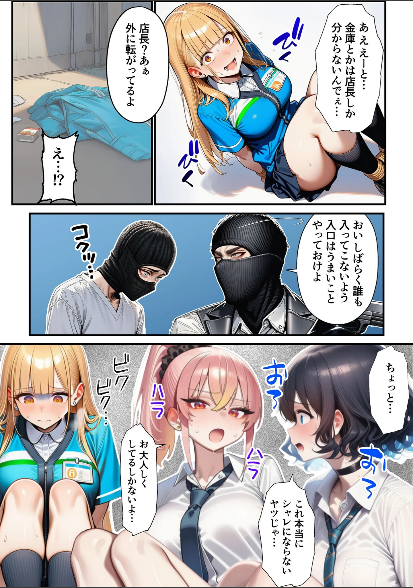 「人質ライブ配信 モザイク版」（ももまろ） 試し読み 12ページ目