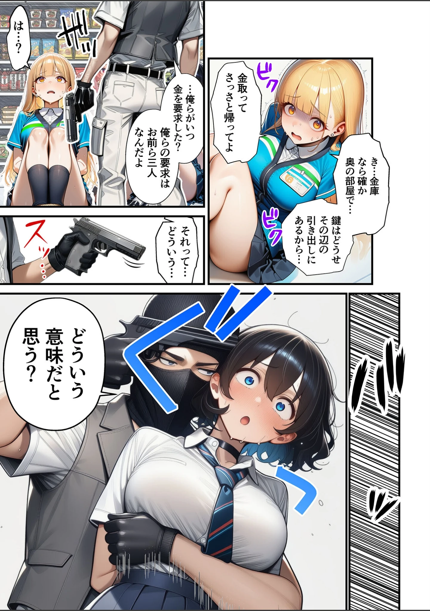 「人質ライブ配信 モザイク版」（ももまろ） 試し読み 13ページ目