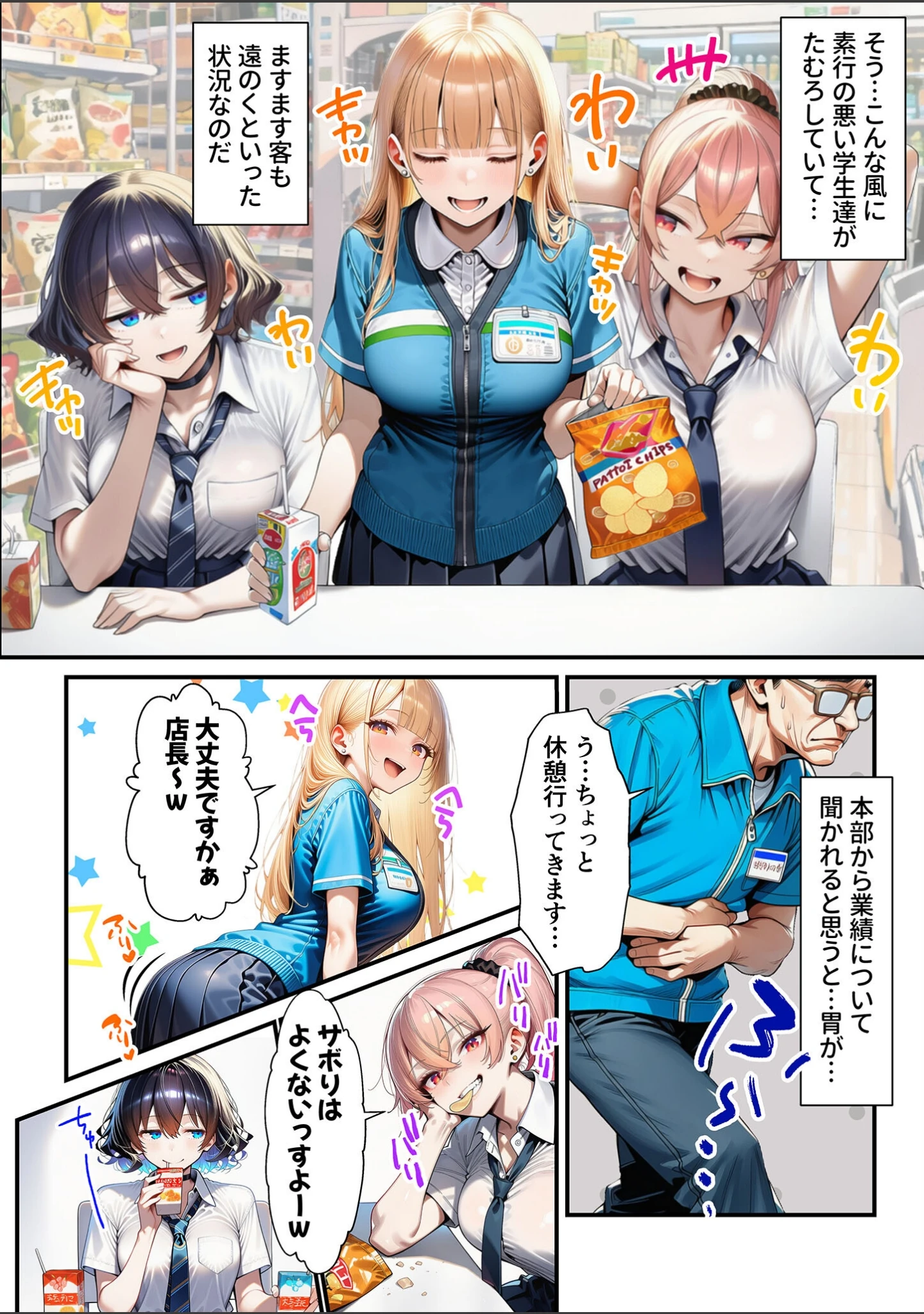 「人質ライブ配信 モザイク版」（ももまろ） 試し読み 7ページ目
