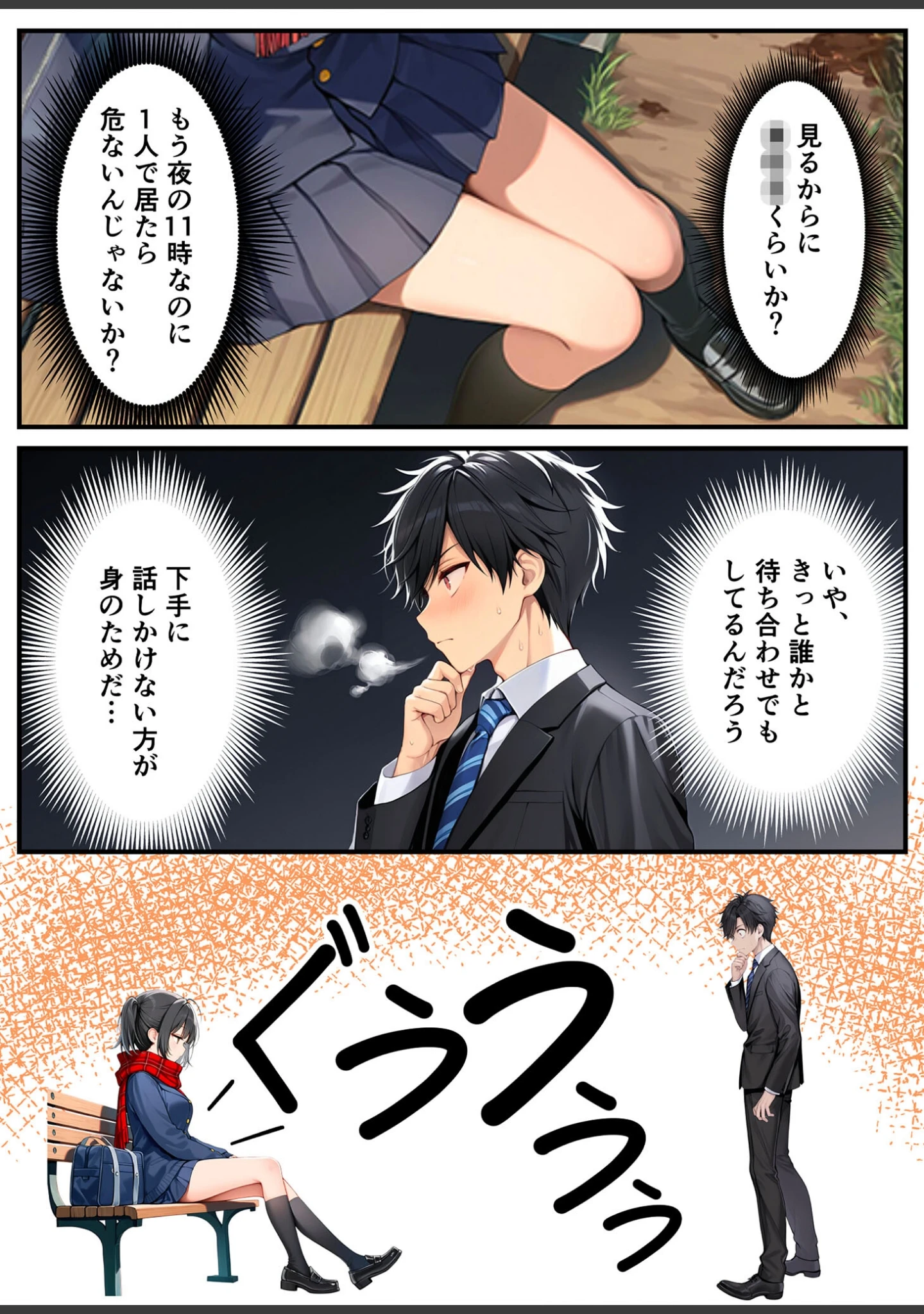 「セックスが嫌いなジト目TS家出少女が一晩でメス堕ちする話 モザイク版」（悪魔ほろほろ） 試し読み 5ページ目