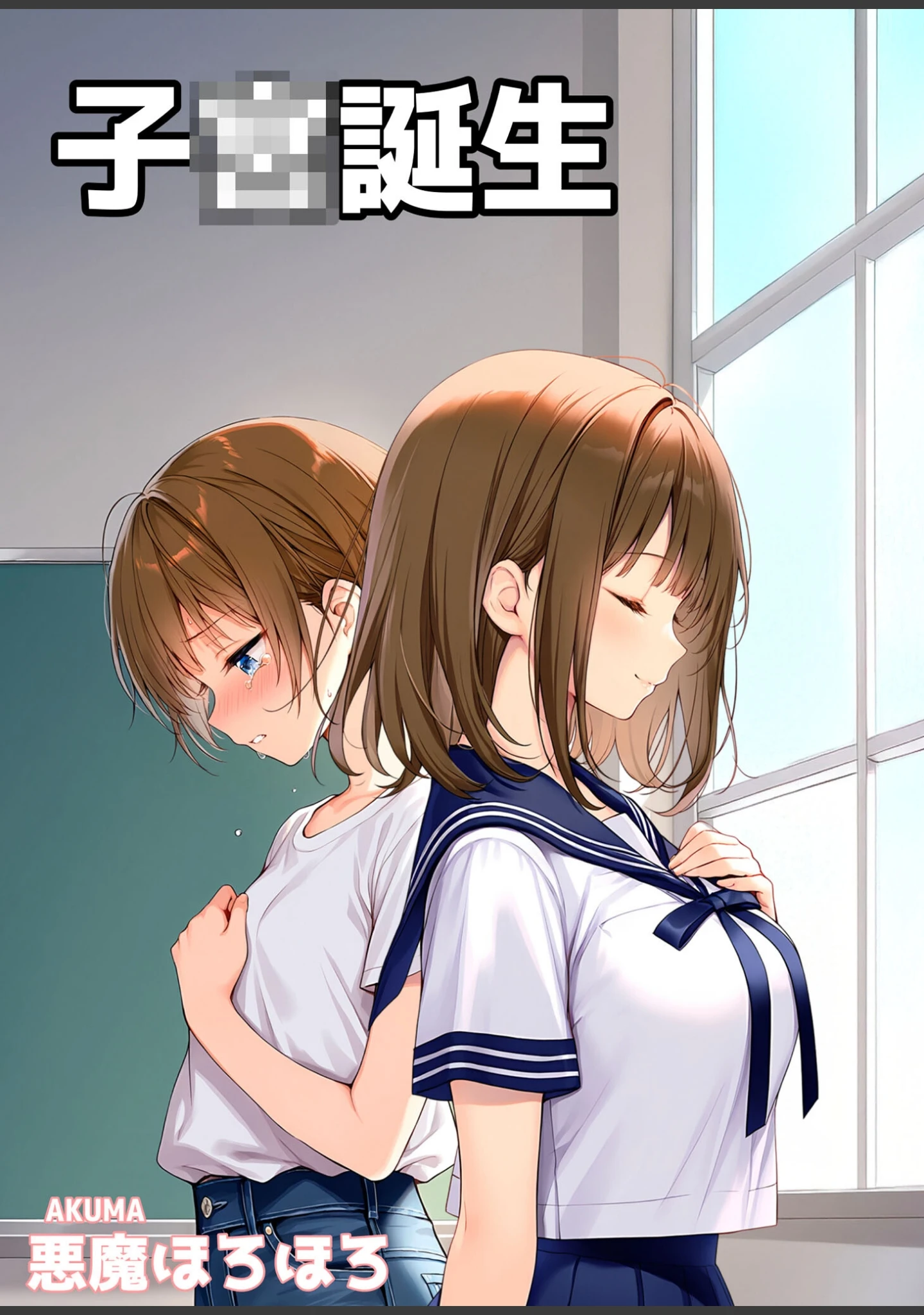 「子●誕生〜女の子になった体でセックスに溺れる学園生活〜 モザイク版」（悪魔ほろほろ） 試し読み 10ページ目