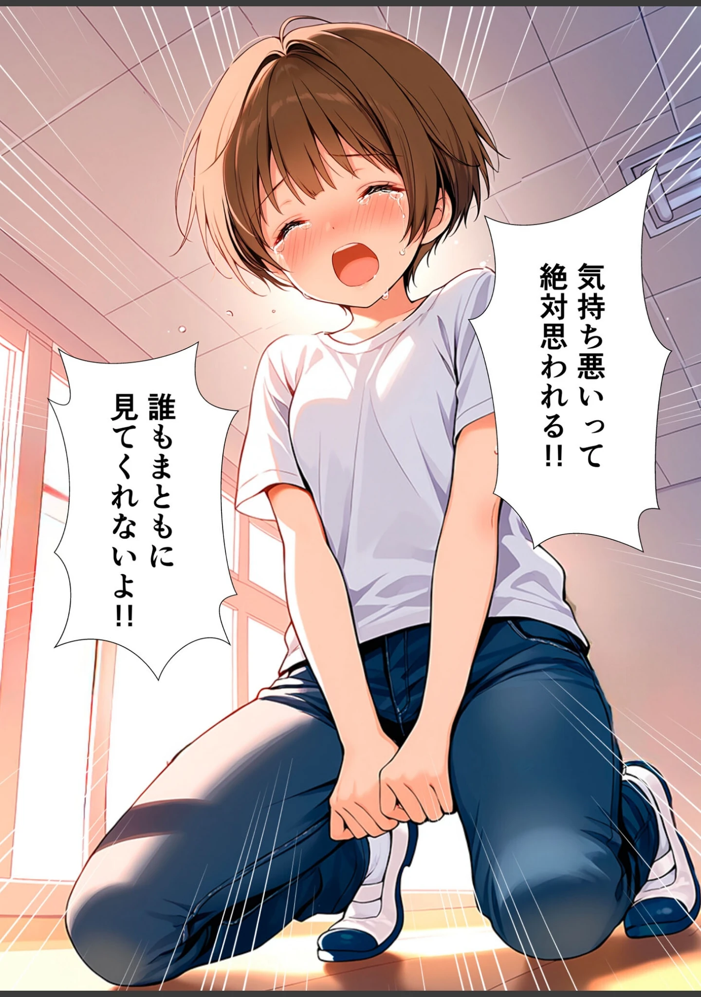 「子●誕生〜女の子になった体でセックスに溺れる学園生活〜 モザイク版」（悪魔ほろほろ） 試し読み 22ページ目
