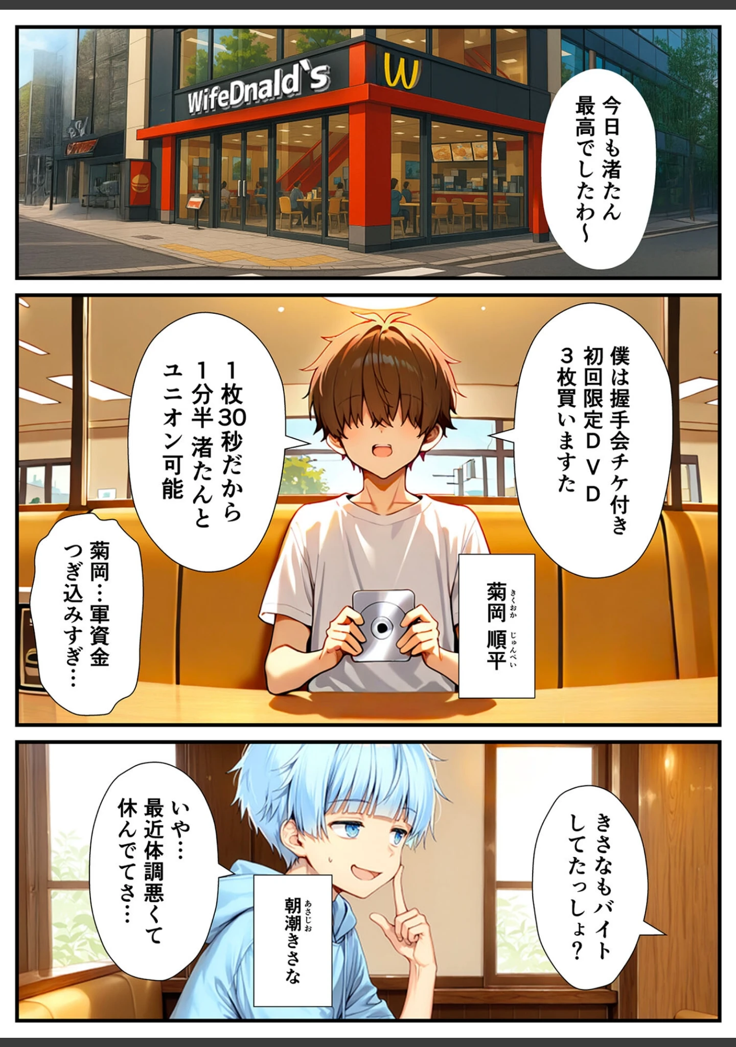 「陰キャでドルオタな俺が人気アイドルそっくりに女体化して本人と3Pすることになった モザイク版」（悪魔ほろほろ） 試し読み 5ページ目