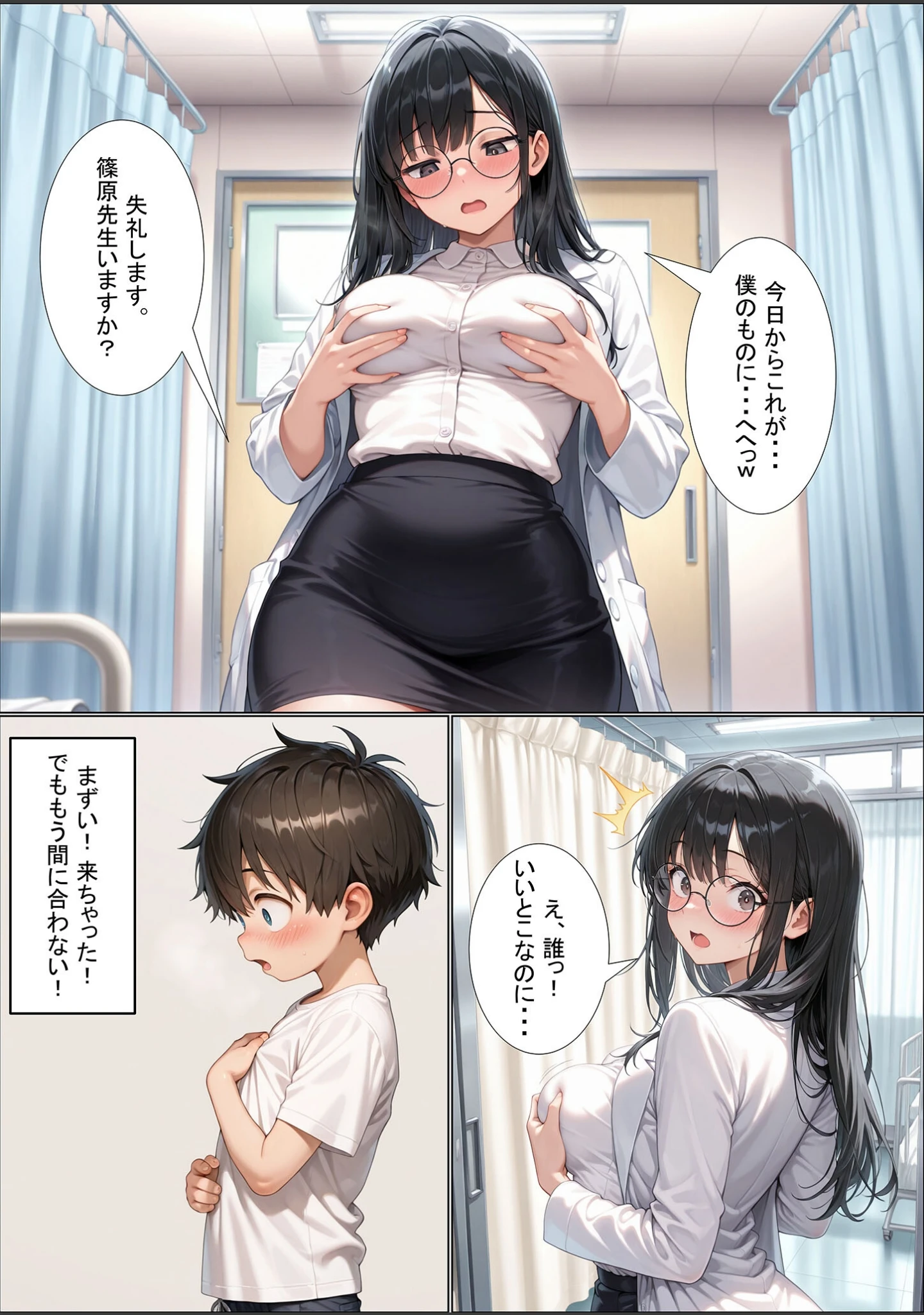 「今日からボクが保健室の●●（ハート） 〜純粋な恋心が歪んだ気持ちに変わる…〜 モザイク版」（性転の空） 試し読み 10ページ目