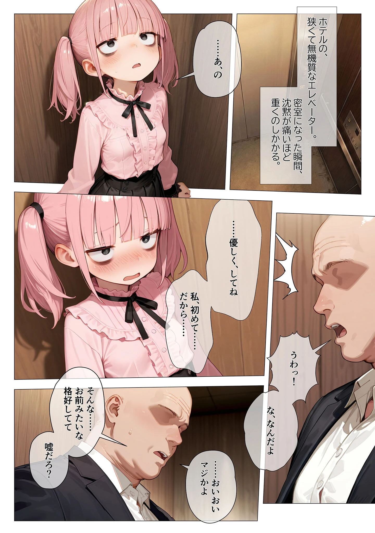「地雷系ブス、おじさんを買う。 モザイク版」（kz） 試し読み 11ページ目