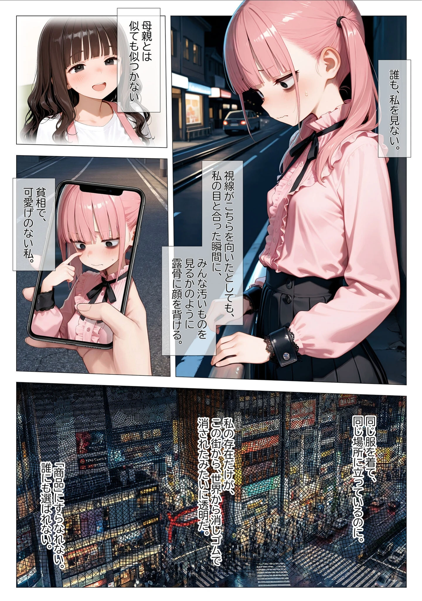 「地雷系ブス、おじさんを買う。 モザイク版」（kz） 試し読み 5ページ目