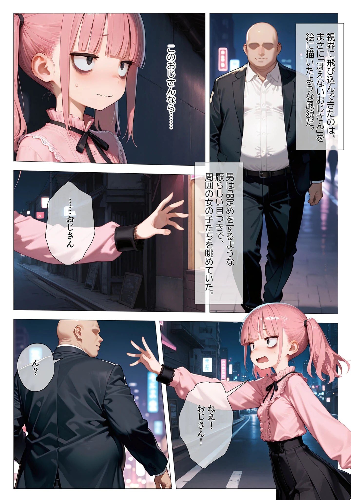 「地雷系ブス、おじさんを買う。 モザイク版」（kz） 試し読み 7ページ目