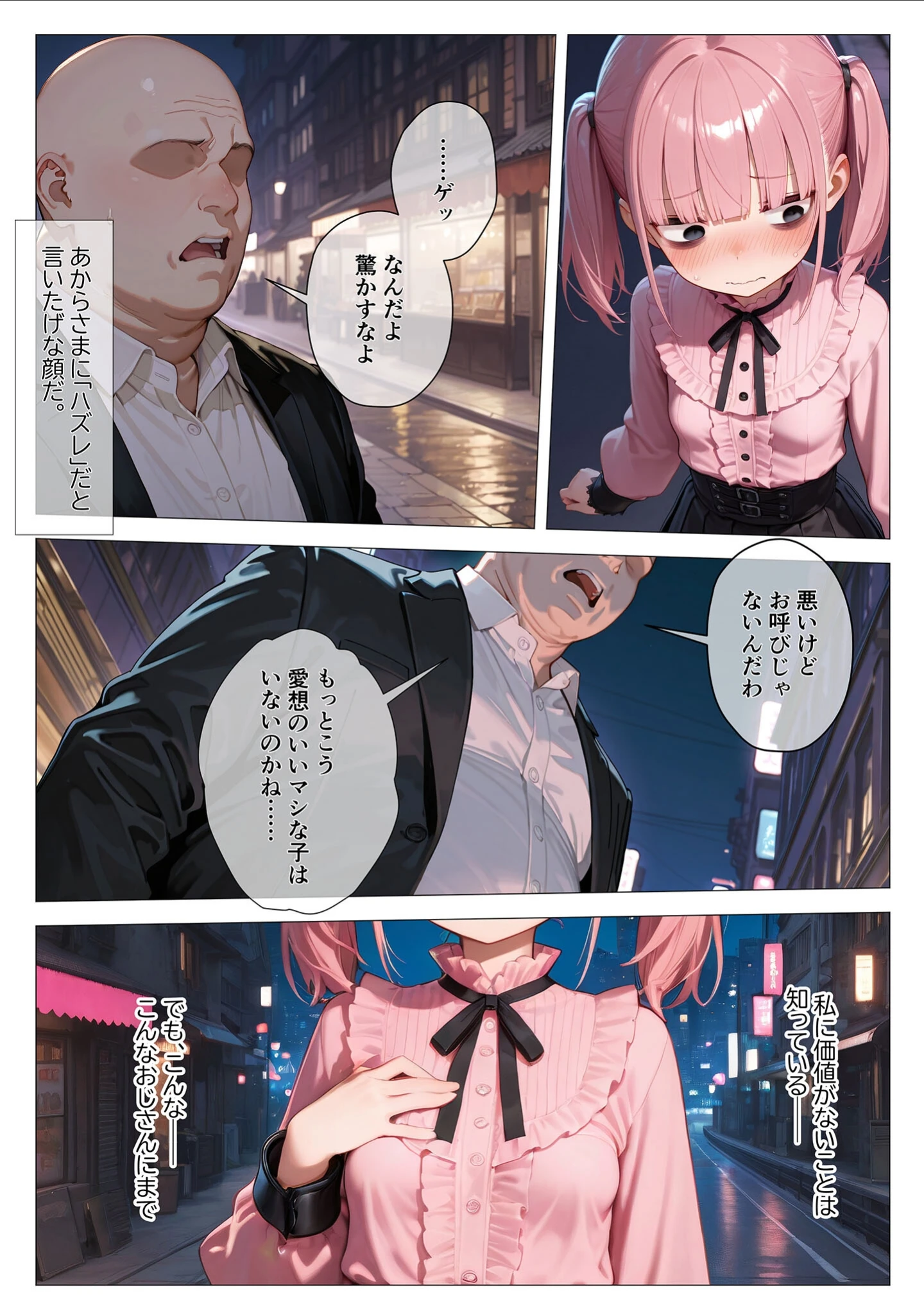 「地雷系ブス、おじさんを買う。 モザイク版」（kz） 試し読み 8ページ目