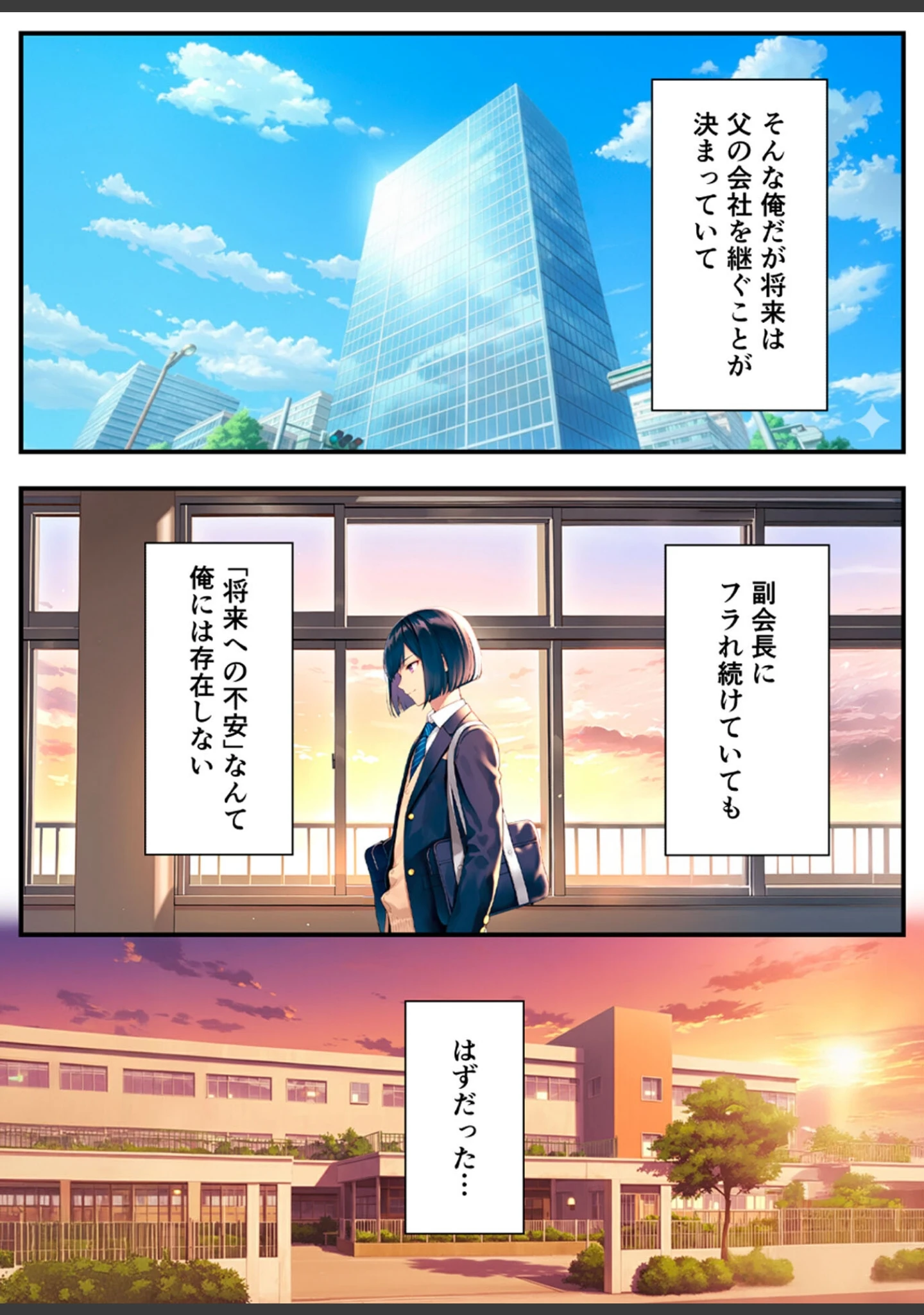 「好きな子にフラれて女体化させられた生徒会長がマチアプで出会った同級生にメス堕ちする話 モザイク版」（悪魔ほろほろ） 試し読み 7ページ目