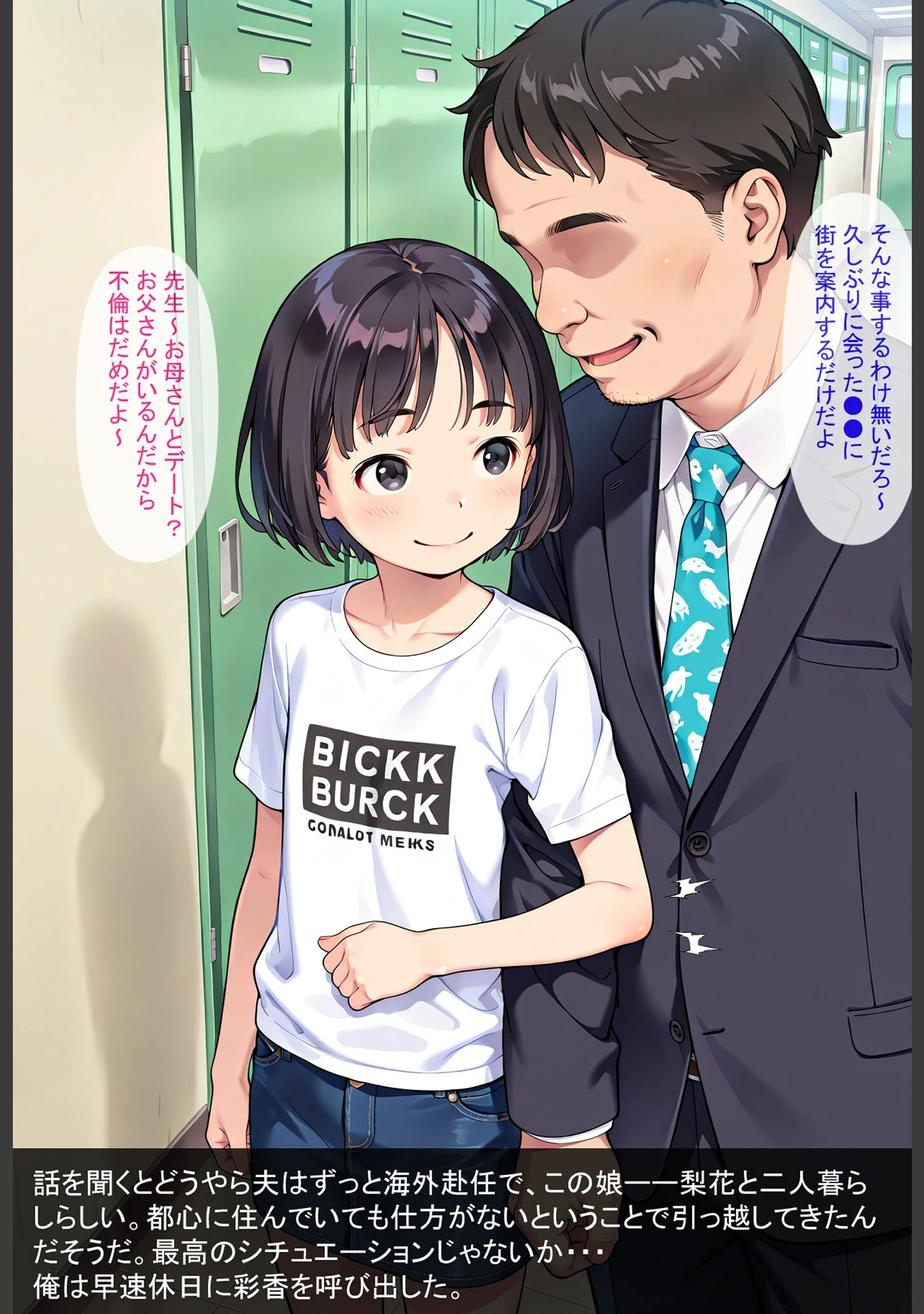 「となりの母娘 モザイク版」（AIRCOLOR） 試し読み 4ページ目