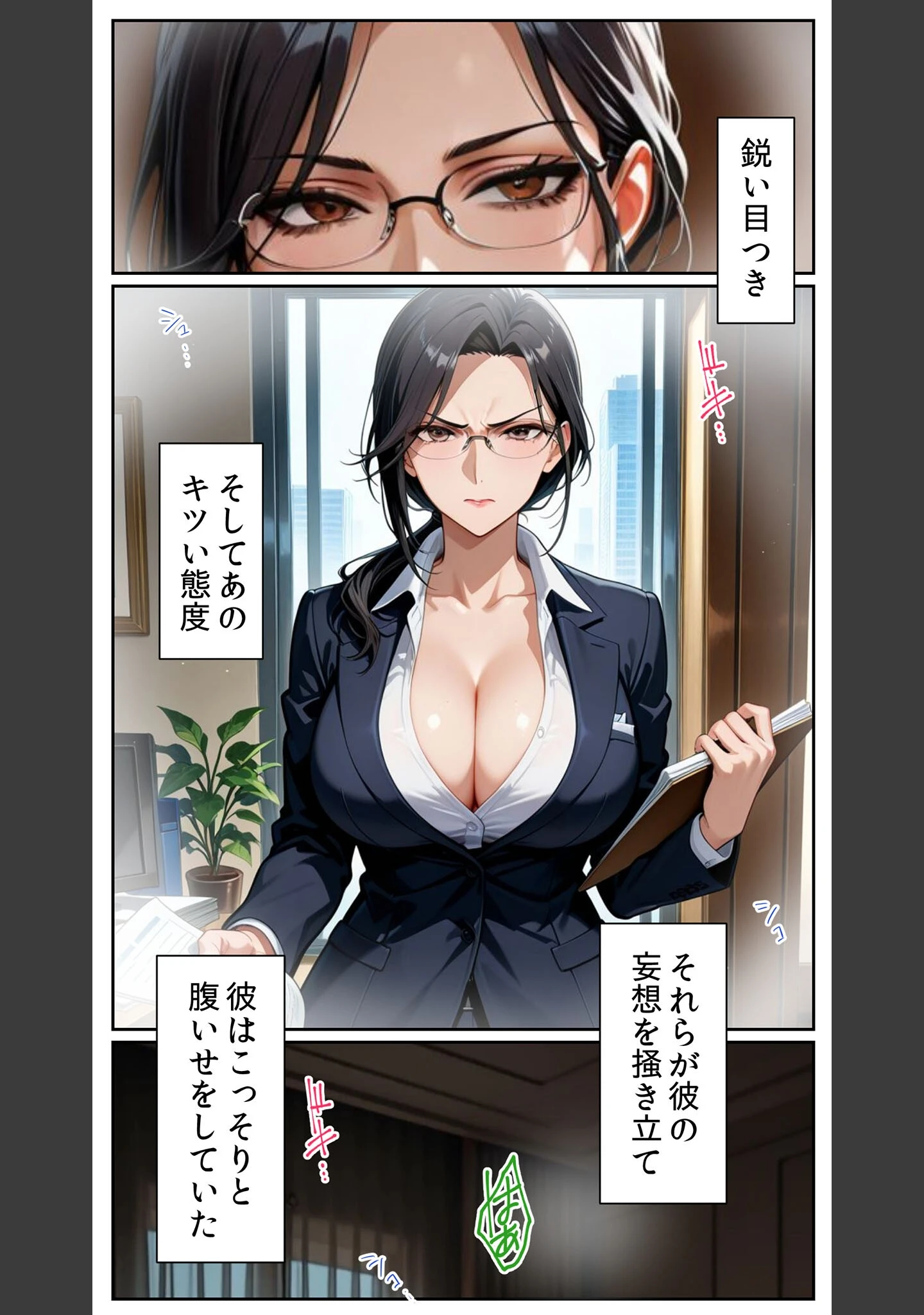 「●●アプリと人妻お局の淫らな堕落 〜社内一のエロい女を思いのままに〜 モザイク版」（とろとろコミック） 試し読み 9ページ目