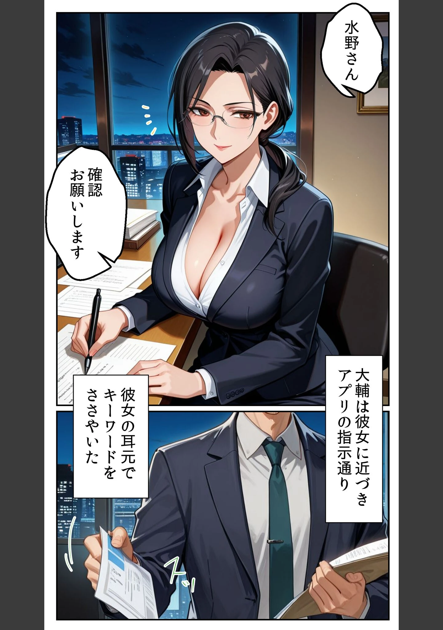 「●●アプリと人妻お局の淫らな堕落 〜社内一のエロい女を思いのままに〜 モザイク版」（とろとろコミック） 試し読み 16ページ目