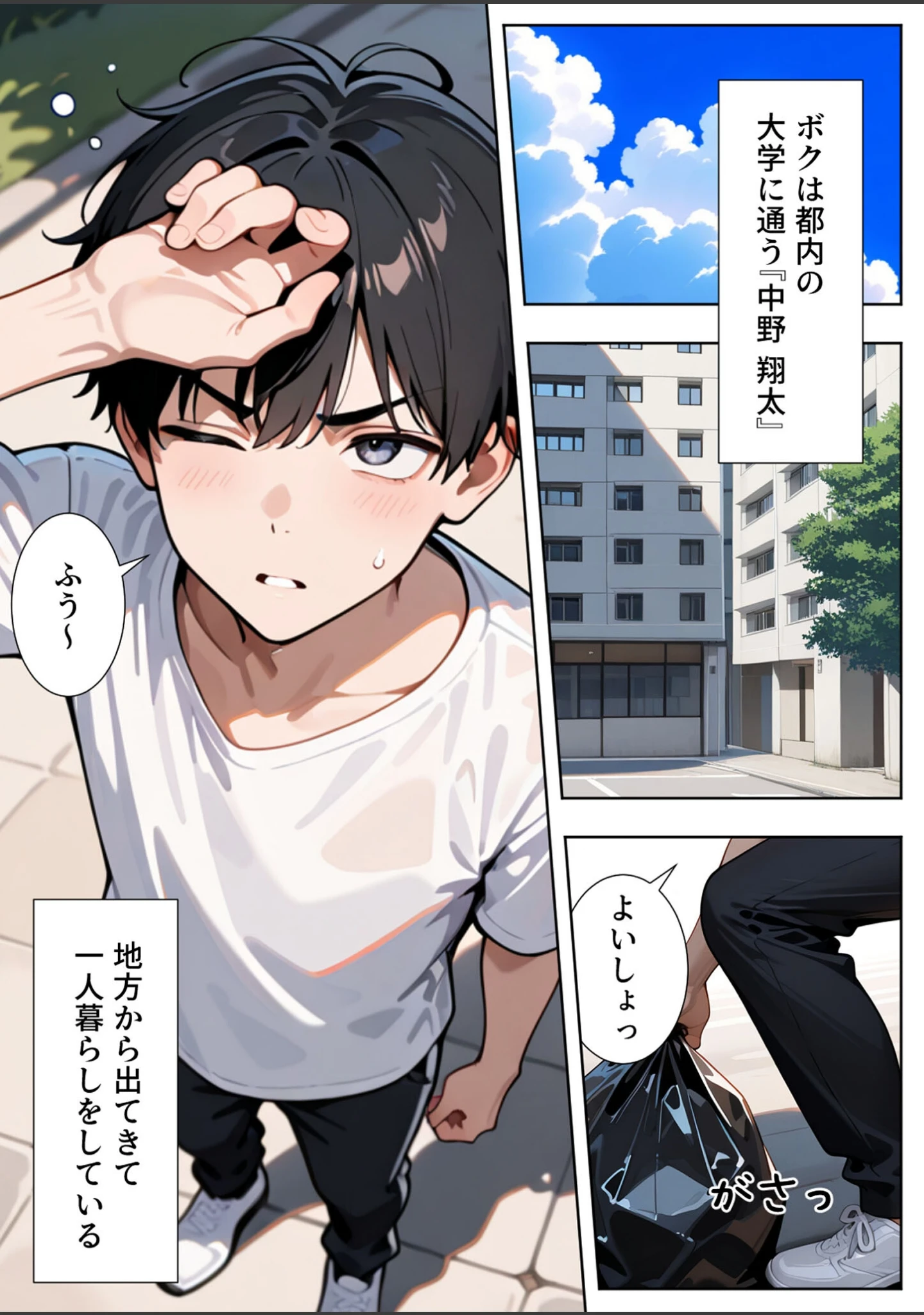 「隣の人妻達と関係をもったボクが最高の学生性活を送った話 モザイク版」（ぱにぱに） 試し読み 2ページ目