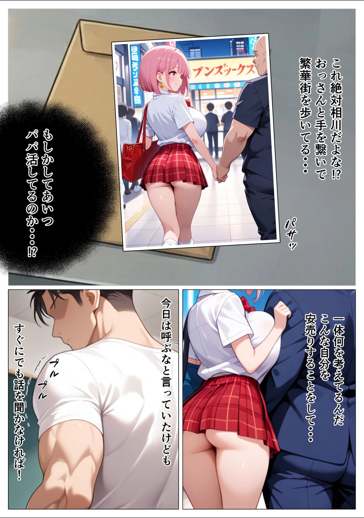 「指導部屋は問題児エロかわギャルとのイチャラブ部屋になりました モザイク版」（かのん絵師） 試し読み 7ページ目