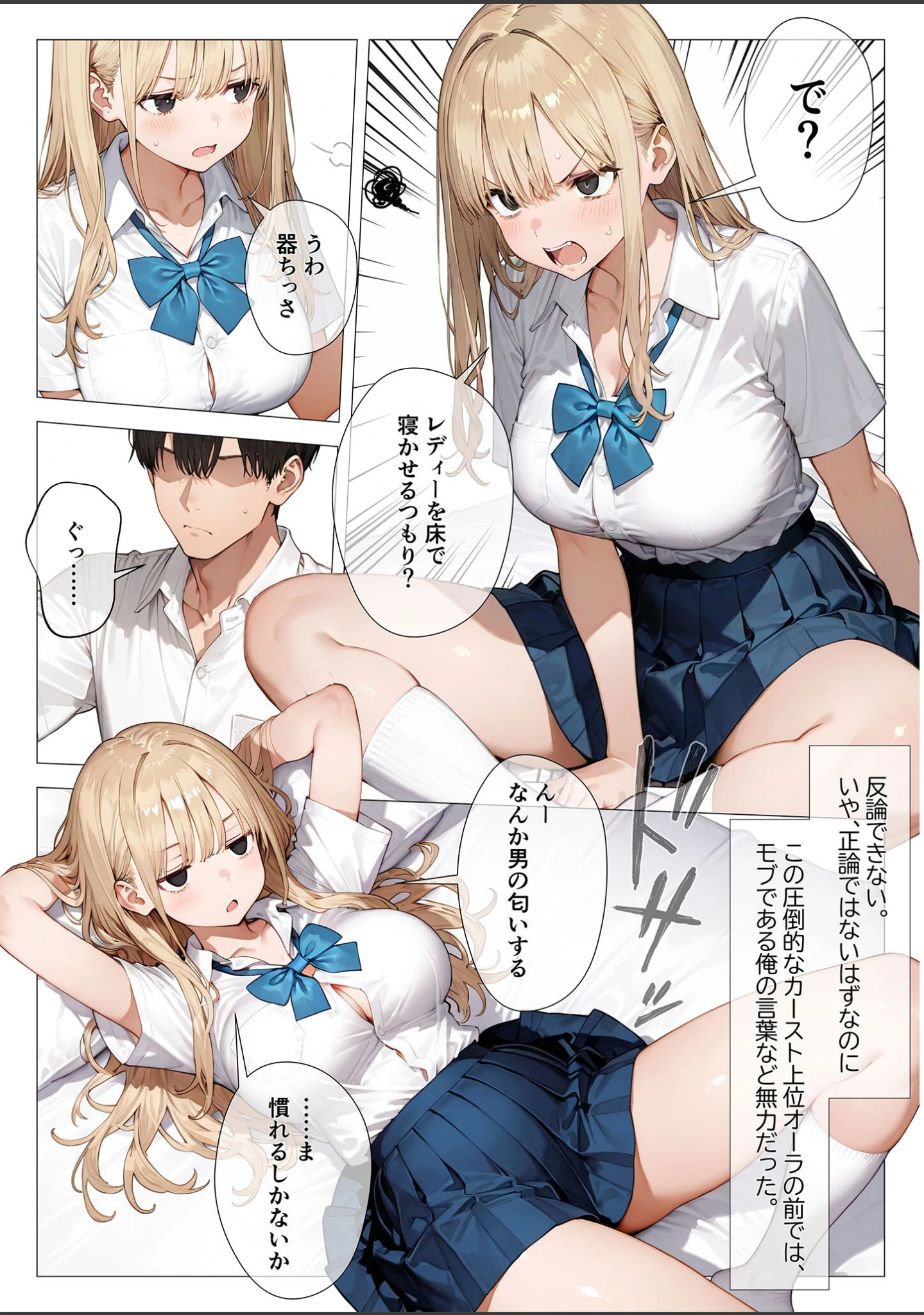 「クラスメイトと同棲性活！？ 〜ノンデリギャルに侵された俺の聖域〜」（似道あさひ） 試し読み 11ページ目