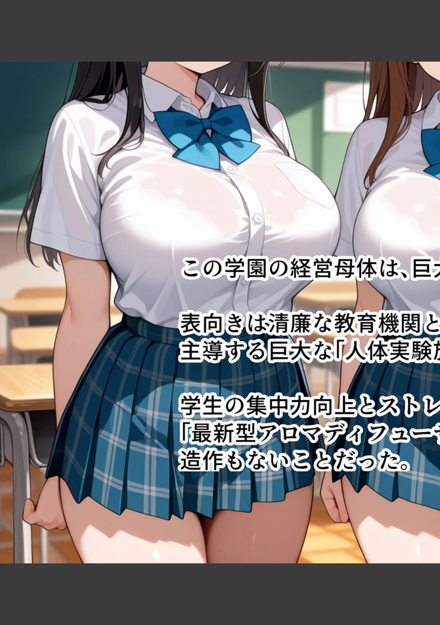 「巨乳女学園トランス支配 〜名門女学園・特別被験者観察レポート〜 モザイク版」（トロける肉壺） 試し読み 7ページ目
