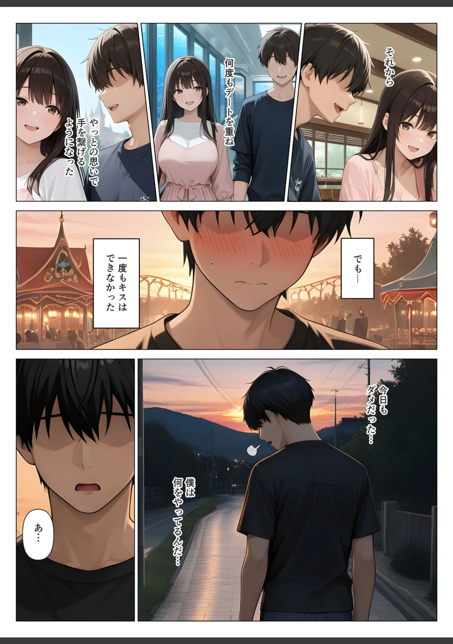 「初めての相手は彼女の姉 人妻に童貞相談したら中●しセックスしてしまった話 モザイク版」（桃色紅茶） 試し読み 12ページ目
