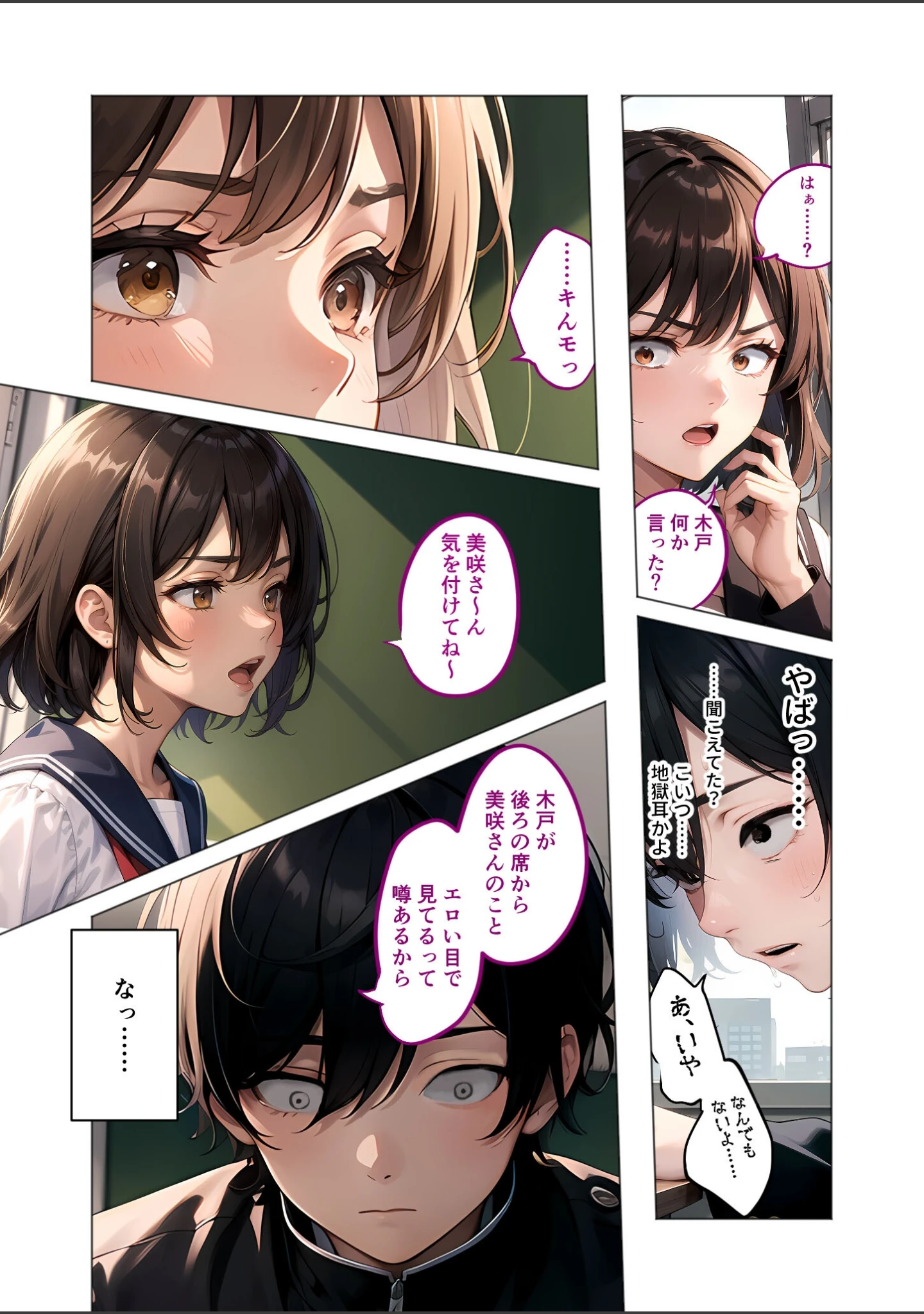 「純愛を踏みにじる淫乱マリア（単話）」（蘭斗） 試し読み 4ページ目