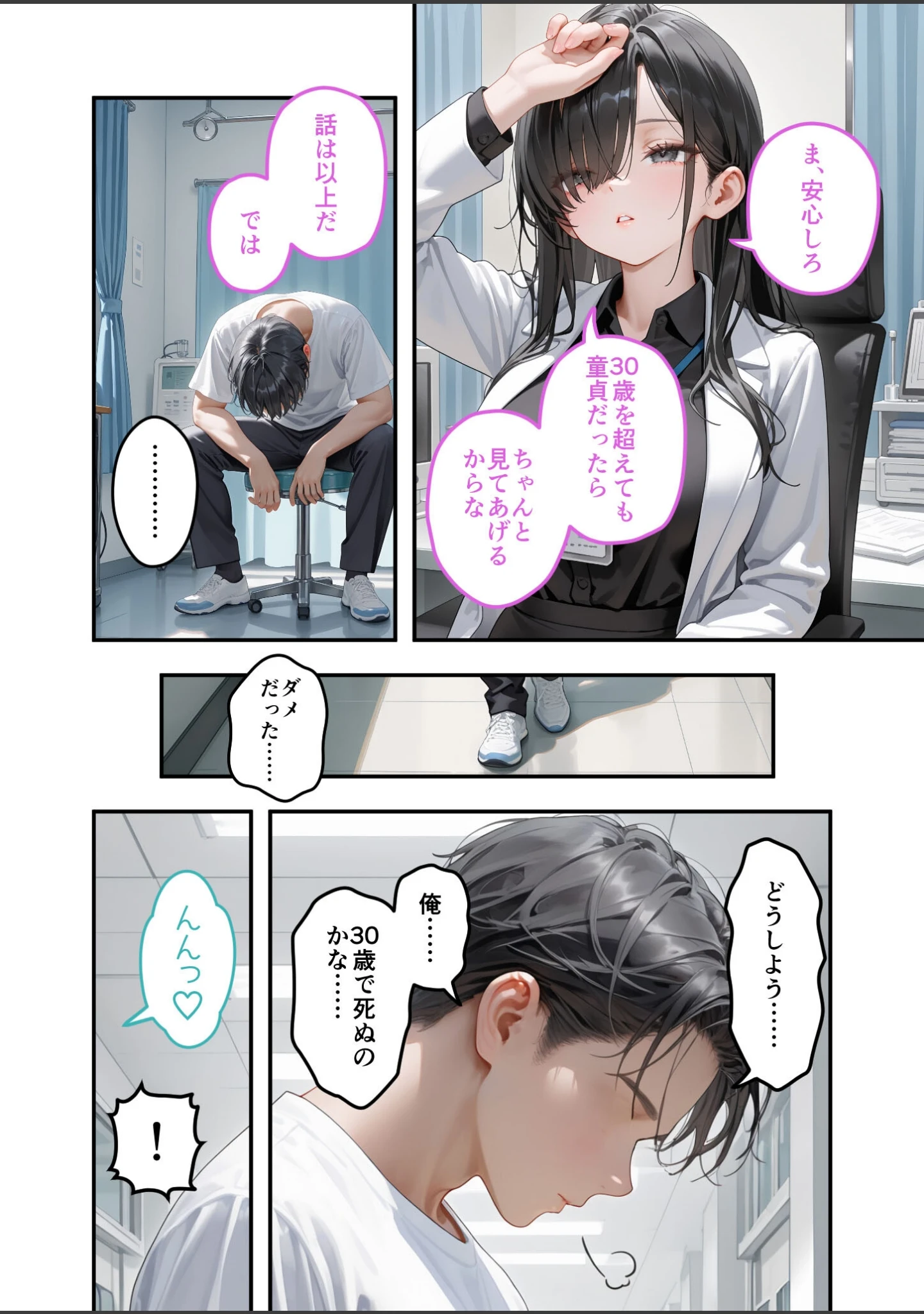 「童貞撲滅！セックス・クリニック モザイク版」（桃尻レイ） 試し読み 5ページ目