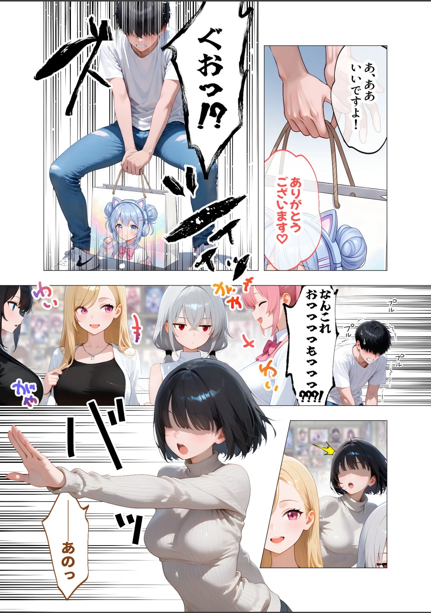 「エロ漫画研究会！ヌキ・ラボへようこそ！」（我々ぺこり） 試し読み 3ページ目