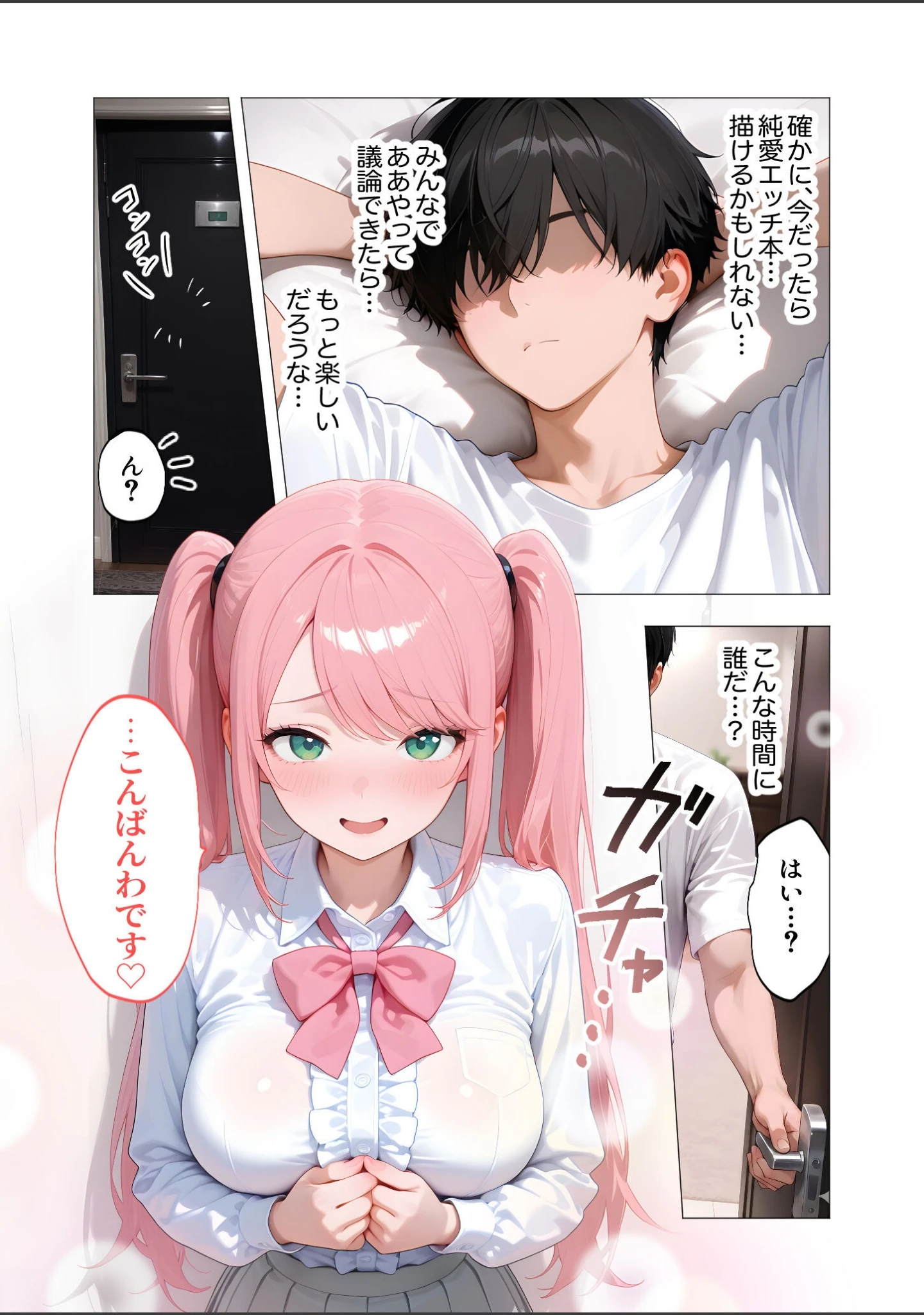 「エロ漫画研究会！ヌキ・ラボへようこそ！」（我々ぺこり） 試し読み 6ページ目