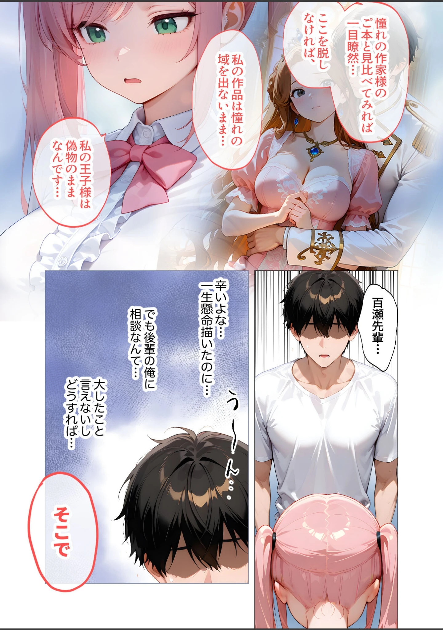 「エロ漫画研究会！ヌキ・ラボへようこそ！」（我々ぺこり） 試し読み 8ページ目