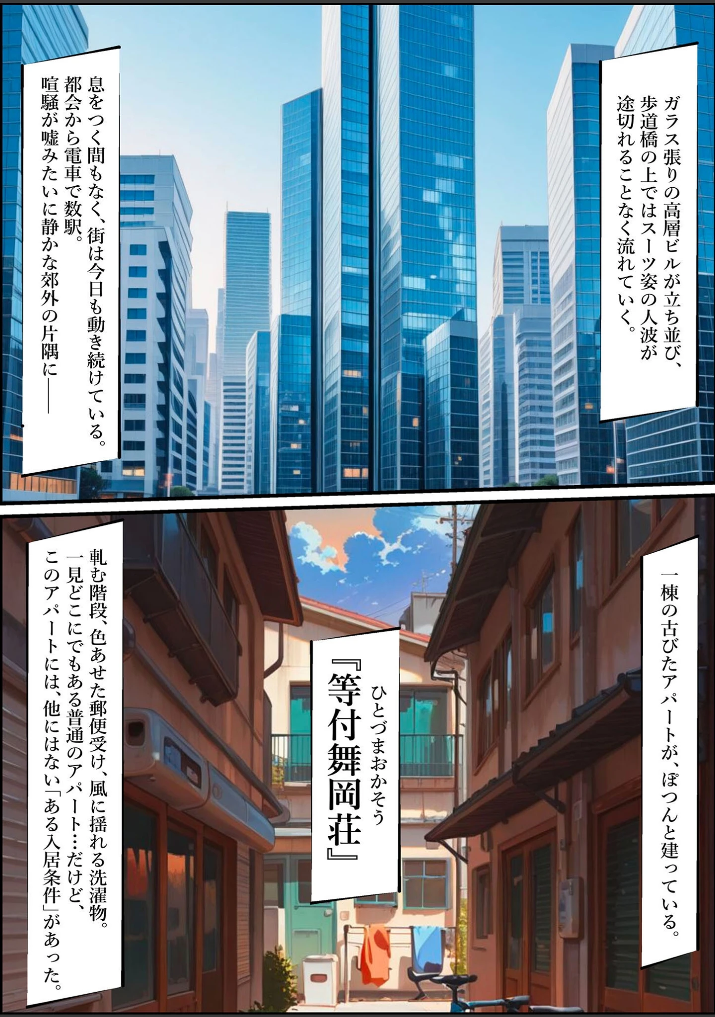 「人妻限定アパート モザイク版」（ワーテルLab） 試し読み 2ページ目