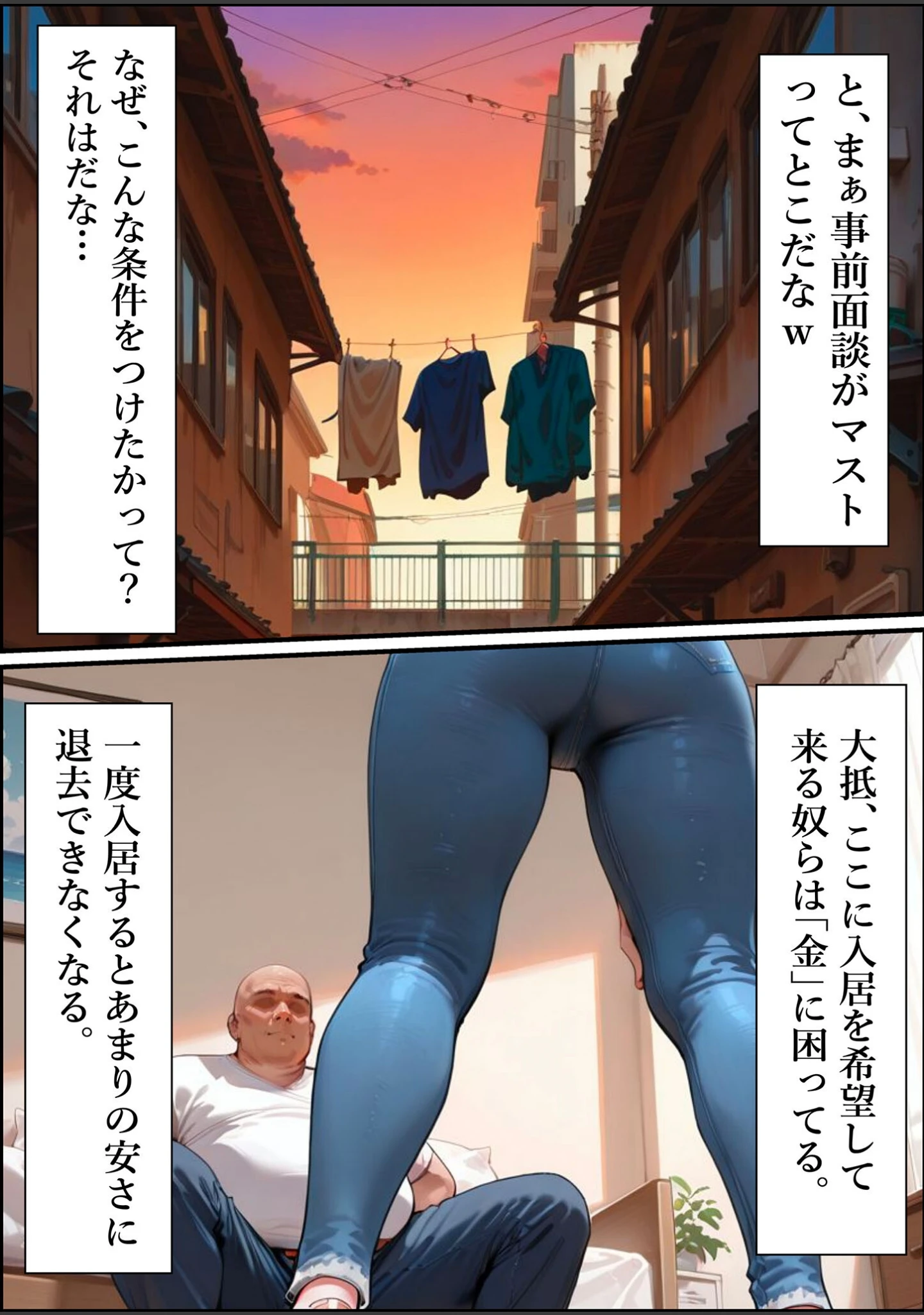 「人妻限定アパート モザイク版」（ワーテルLab） 試し読み 6ページ目