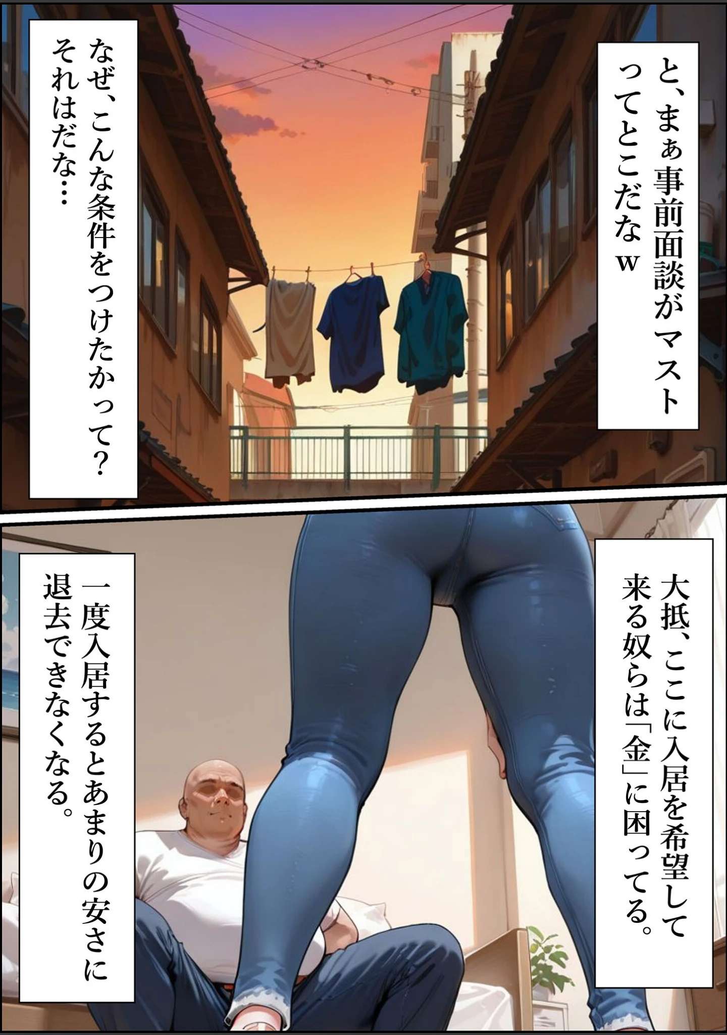 「人妻限定アパート モザイク版」（ワーテルLab） 試し読み 6ページ目