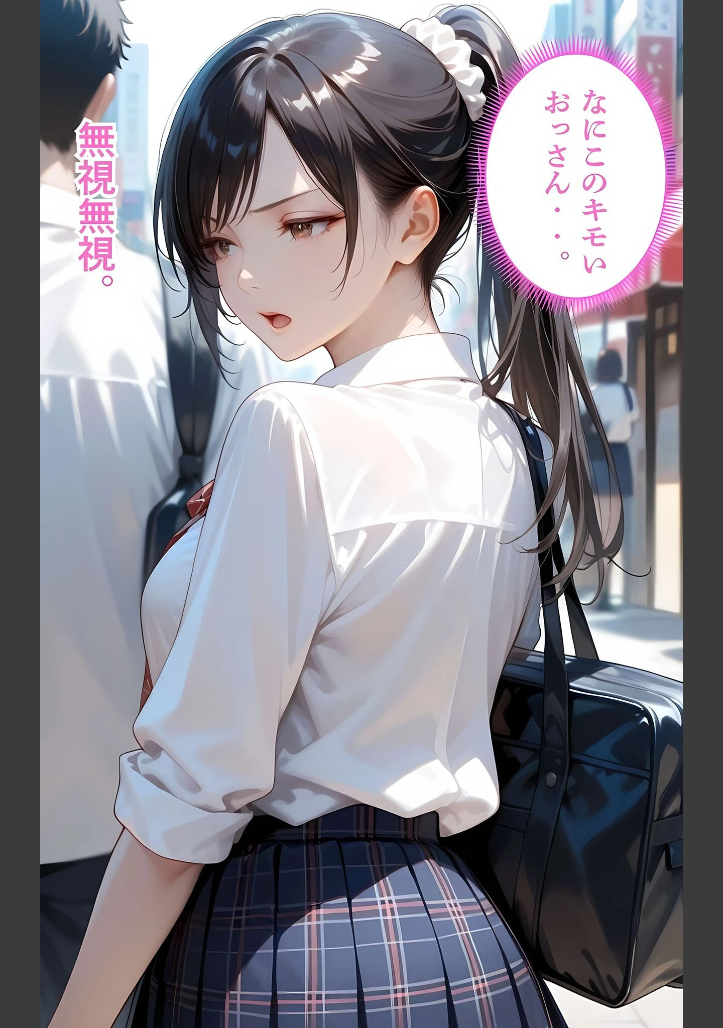 「水着撮影会のはずが、いつのまにかおぢさんち〇ぽに沼る話 モザイク版」（メコ神） 試し読み 11ページ目