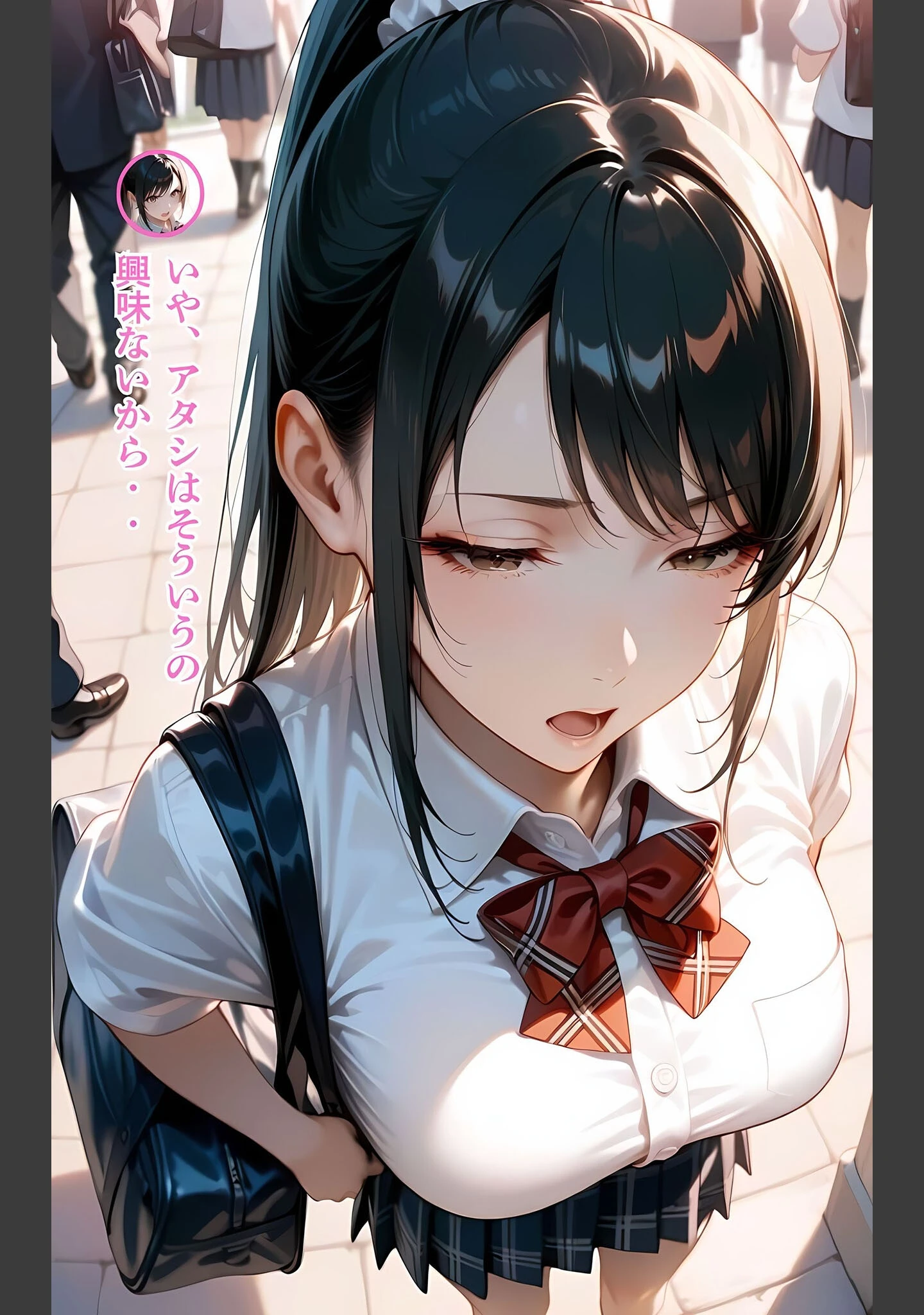 「水着撮影会のはずが、いつのまにかおぢさんち〇ぽに沼る話 モザイク版」（メコ神） 試し読み 22ページ目