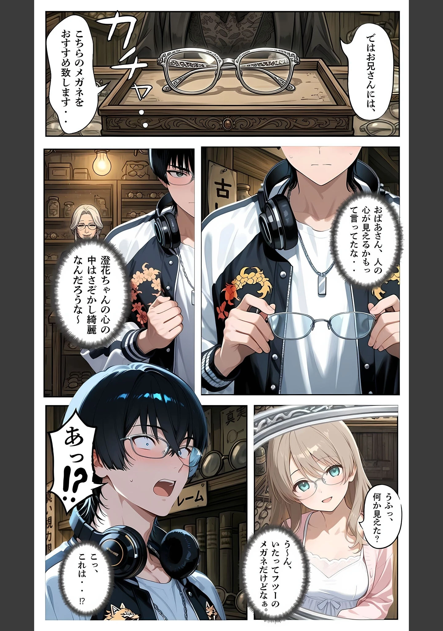 「【覗き眼鏡本舗】〜純情清楚系美女の仮面を剥がして生マ●コ眺めながら足コキしてもらって中●しセックスしまくる話〜 モザイク版」（メコ神） 試し読み 12ページ目